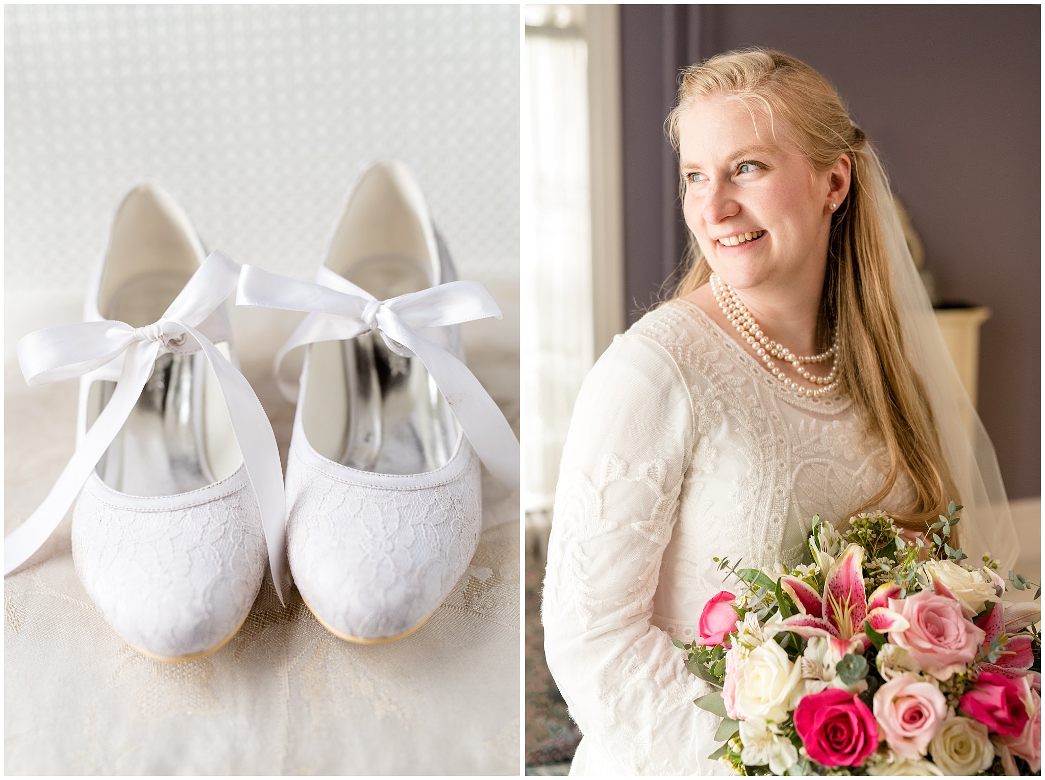 Eldrege Manor wedding reception | Spring Utah Wedding | Bride getting ready wedding photography