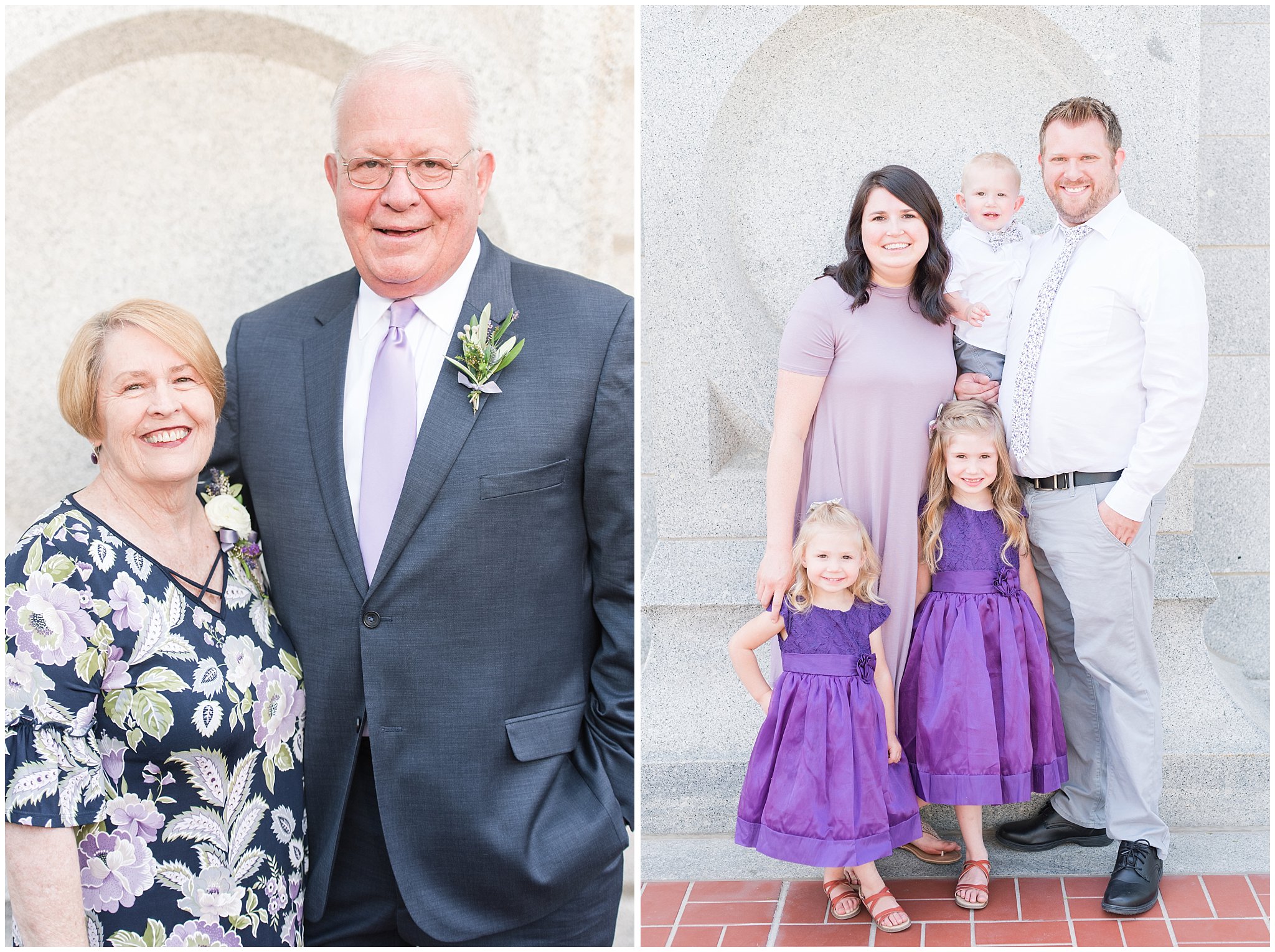 Family Photos on a wedding day | Why You Need Two Wedding Photographers | Jessie and Dallin Photography