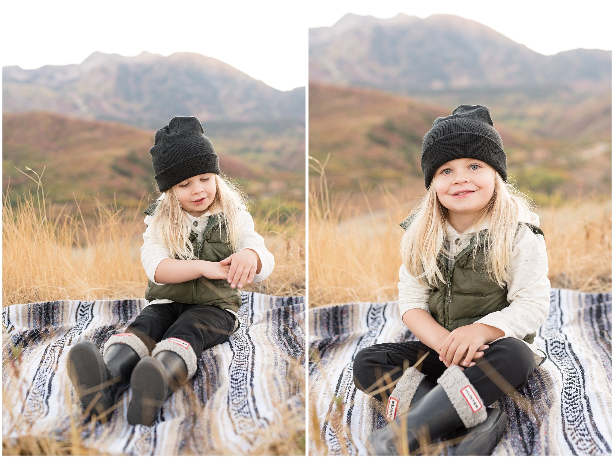 3 year old boy portraits in the mountains | Fall Family Pictures in the Mountains | Snowbasin, Utah | Jessie and Dallin