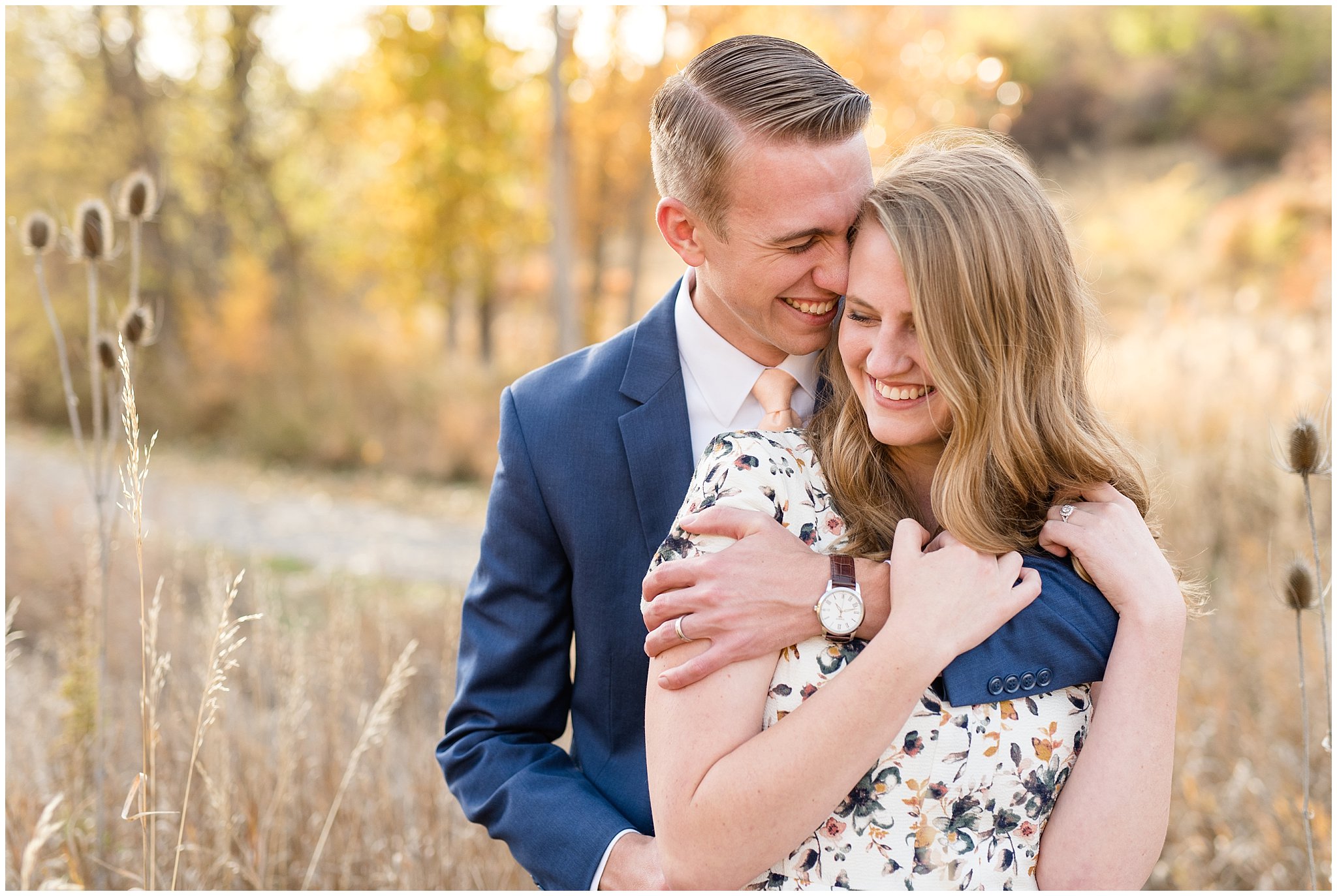 Fall engagement photo | Layton Utah | Jessie and Dallin Photography