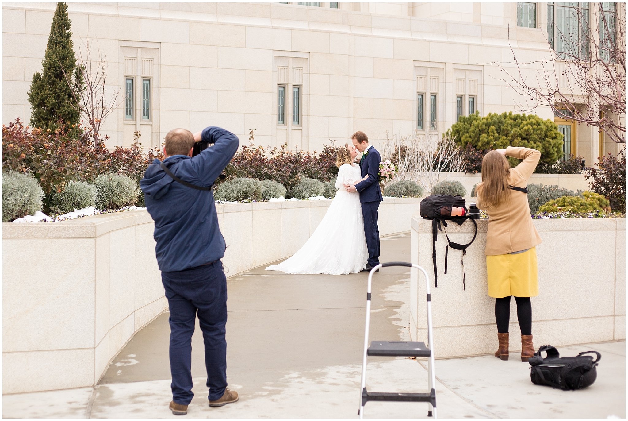 Utah Photographers at the Ogden Temple | Husband and Wife Photography Team | Jessie and Dallin Photography