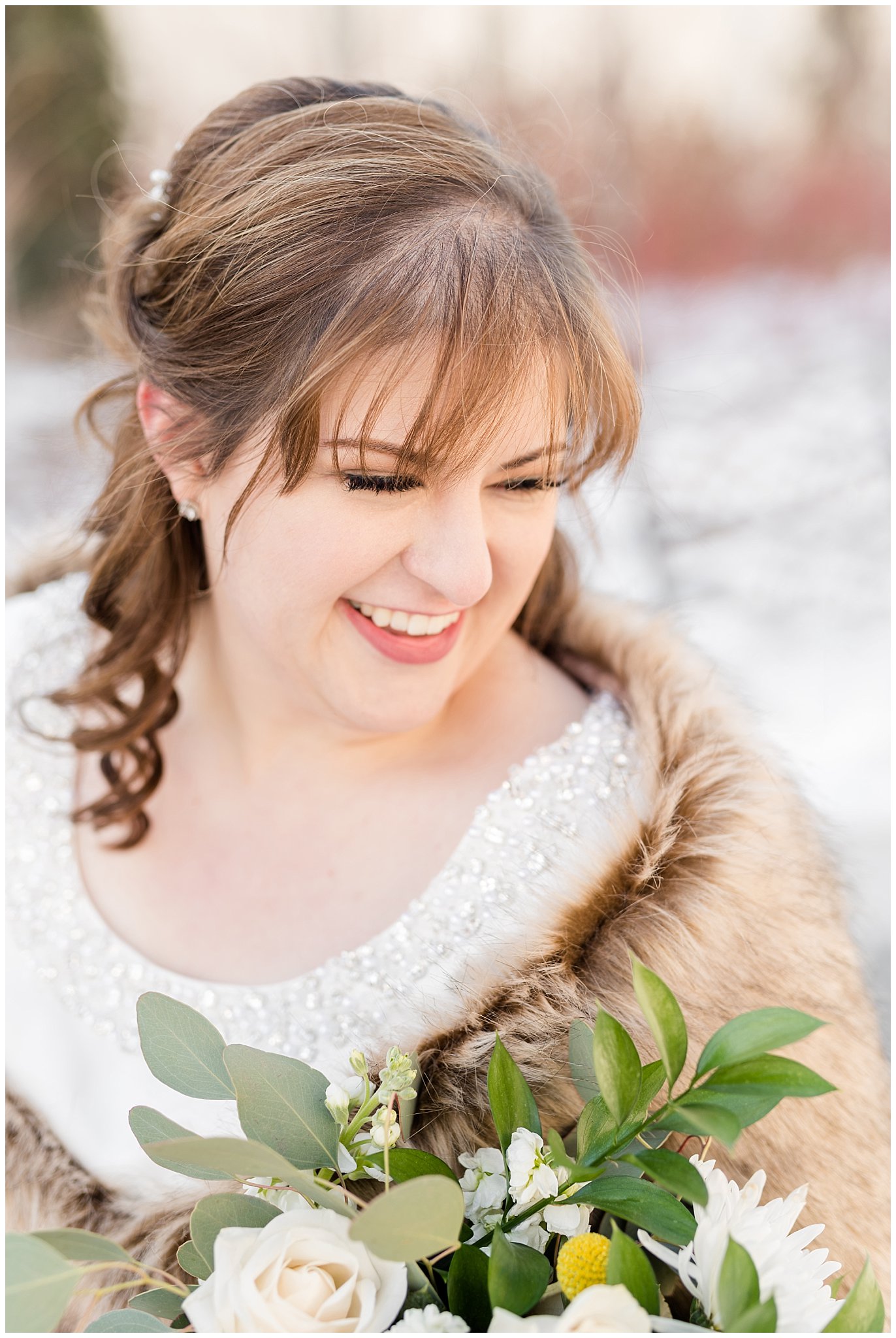 Bridal portrait | Ogden Temple Wedding | Jessie and Dallin Photography