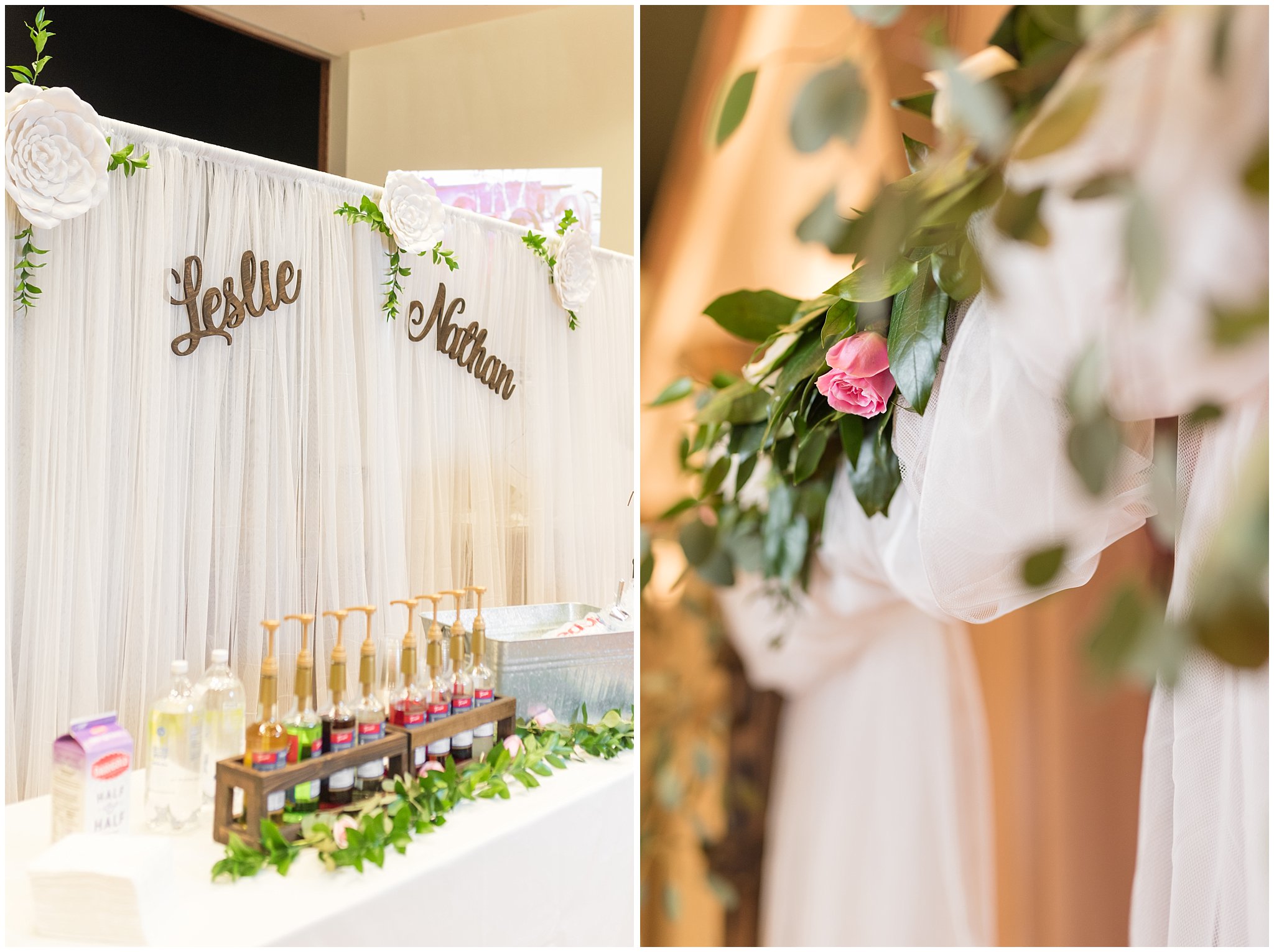 Reception details | Ogden Temple Wedding | Jessie and Dallin Photography