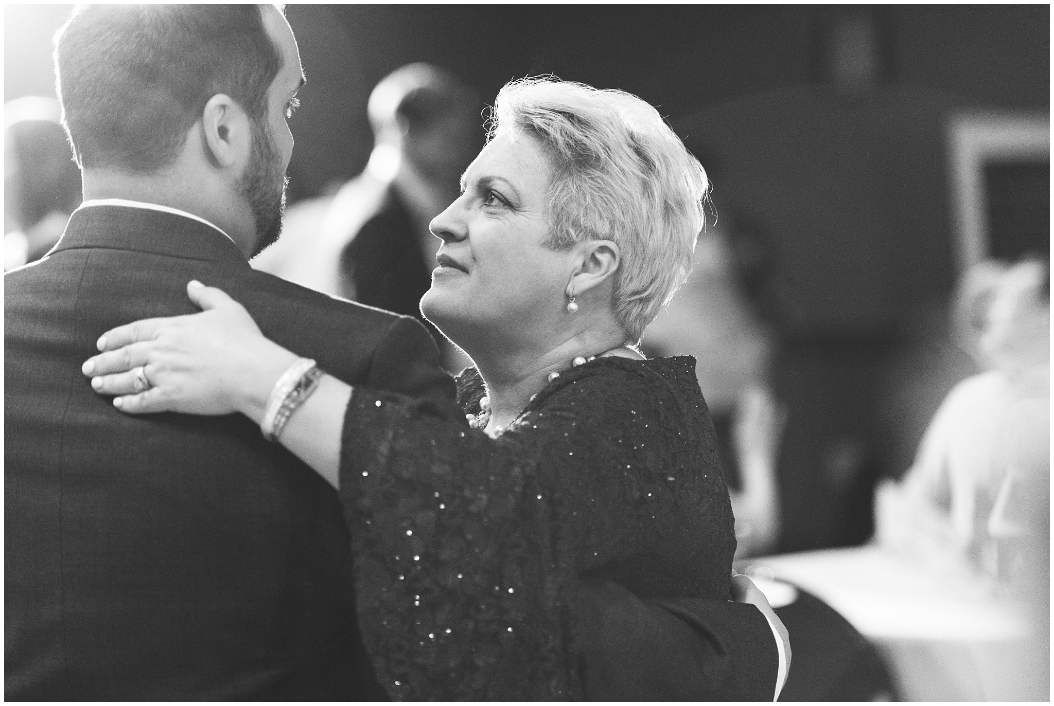 Groom and mom dancing | Ogden Temple Wedding | Jessie and Dallin Photography