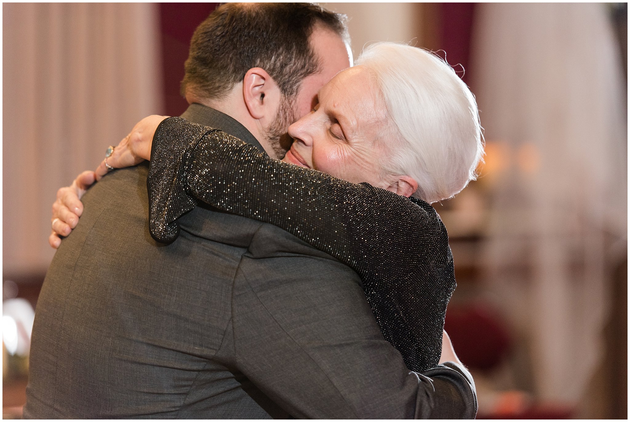 Groom and grandma dancing | Ogden Temple Wedding | Jessie and Dallin Photography