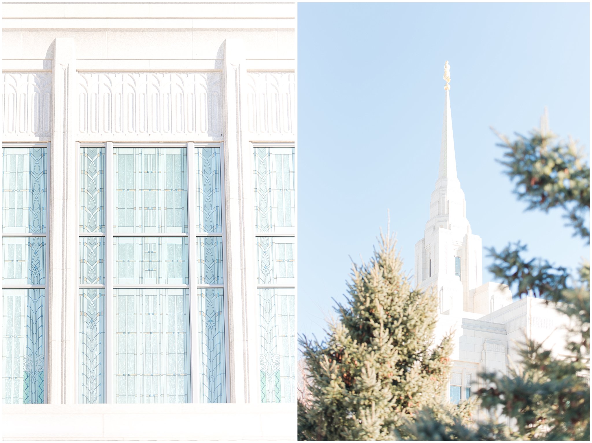 Ogden Temple Winter Formal Session | Jessie and Dallin Photography