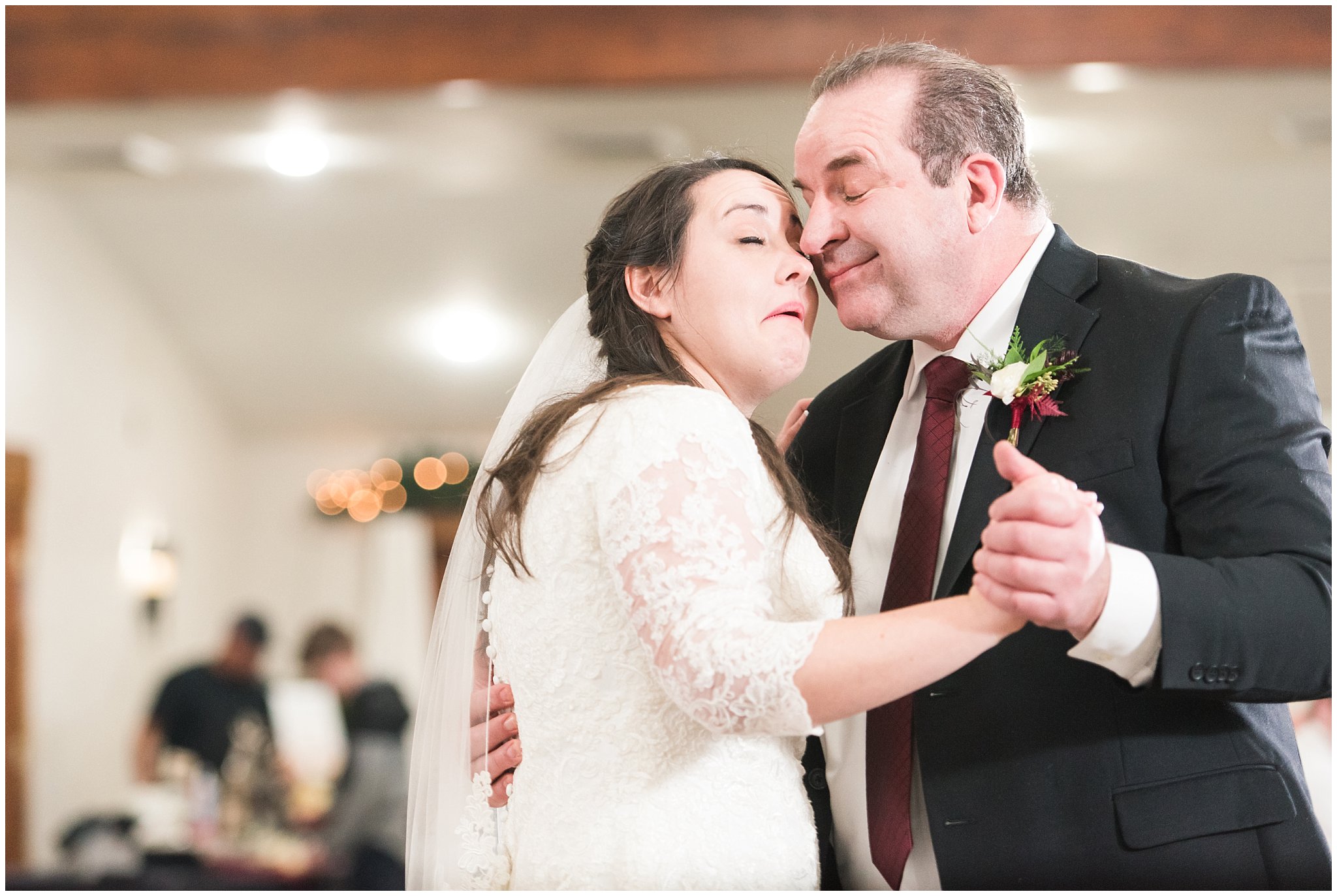 Father Daughter dance at the Gathering Place at Gardner Village | Gardner Village Wedding | The Gathering Place | Jessie and Dallin Photography
