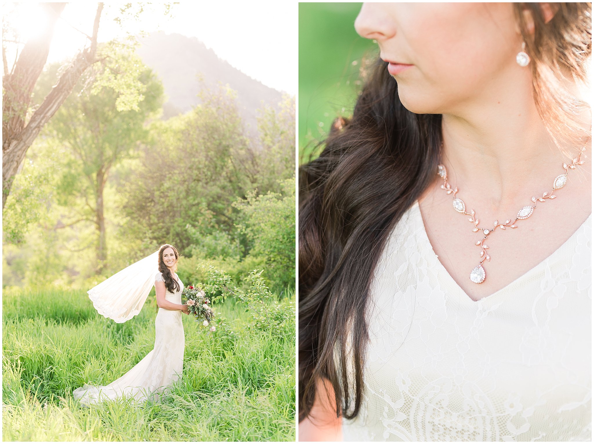 Bridal portraits during mountain wedding in Utah | Top Utah Wedding and Couples Photos 2019 | Jessie and Dallin Photography