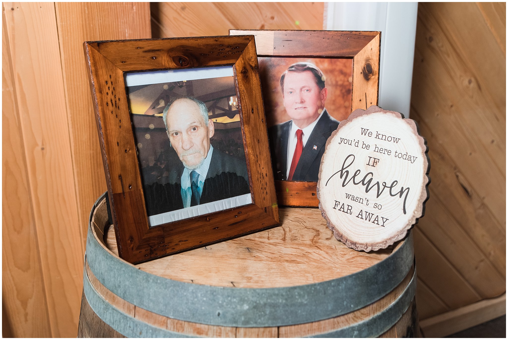 Tribute to grandparents at reception | Dusty Blue and Rose Summer Wedding at Oak Hills Utah | Jessie and Dallin Photography