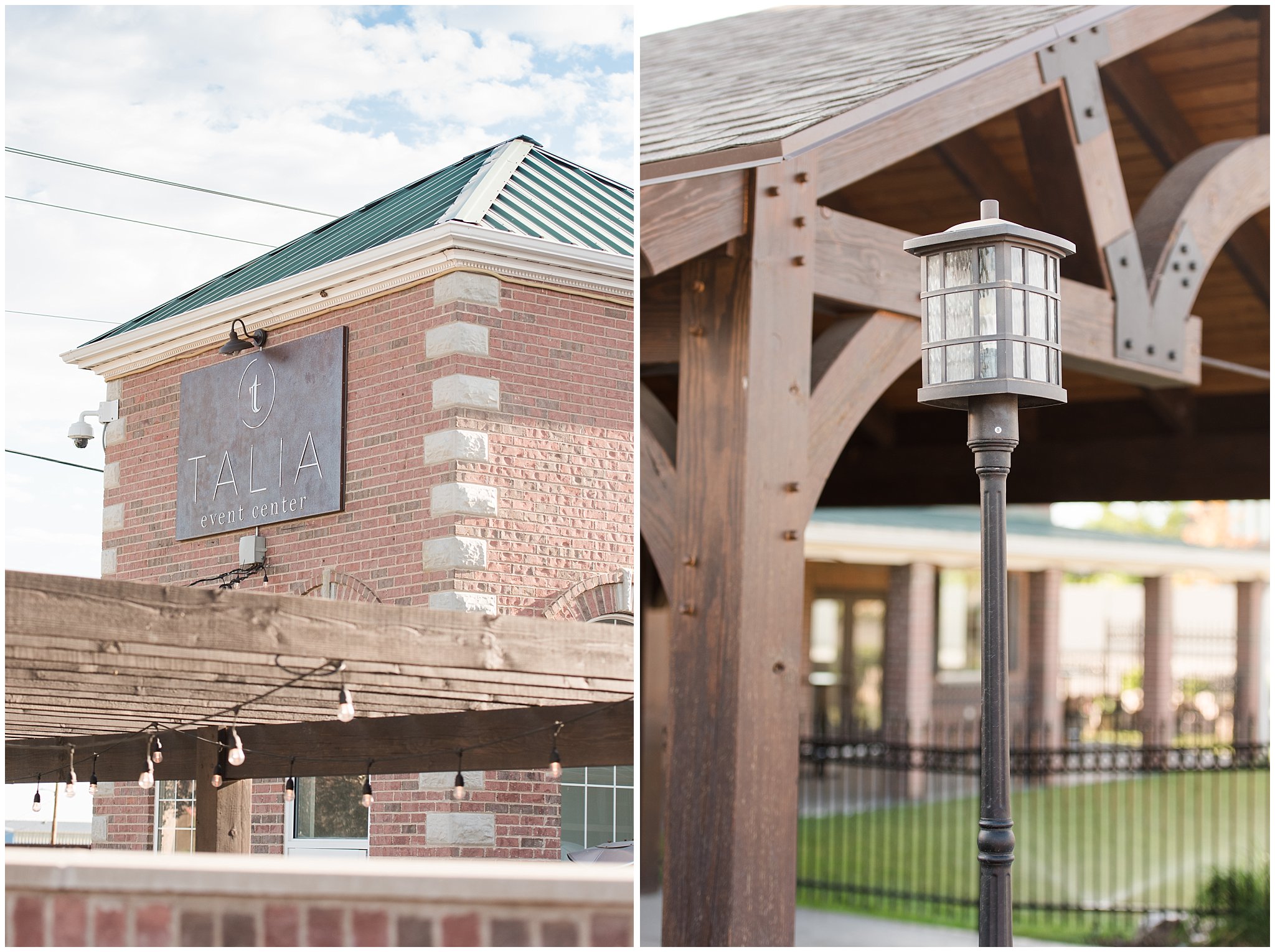 Outdoor details at Talia Event Center Summer Wedding | Jessie and Dallin Photography