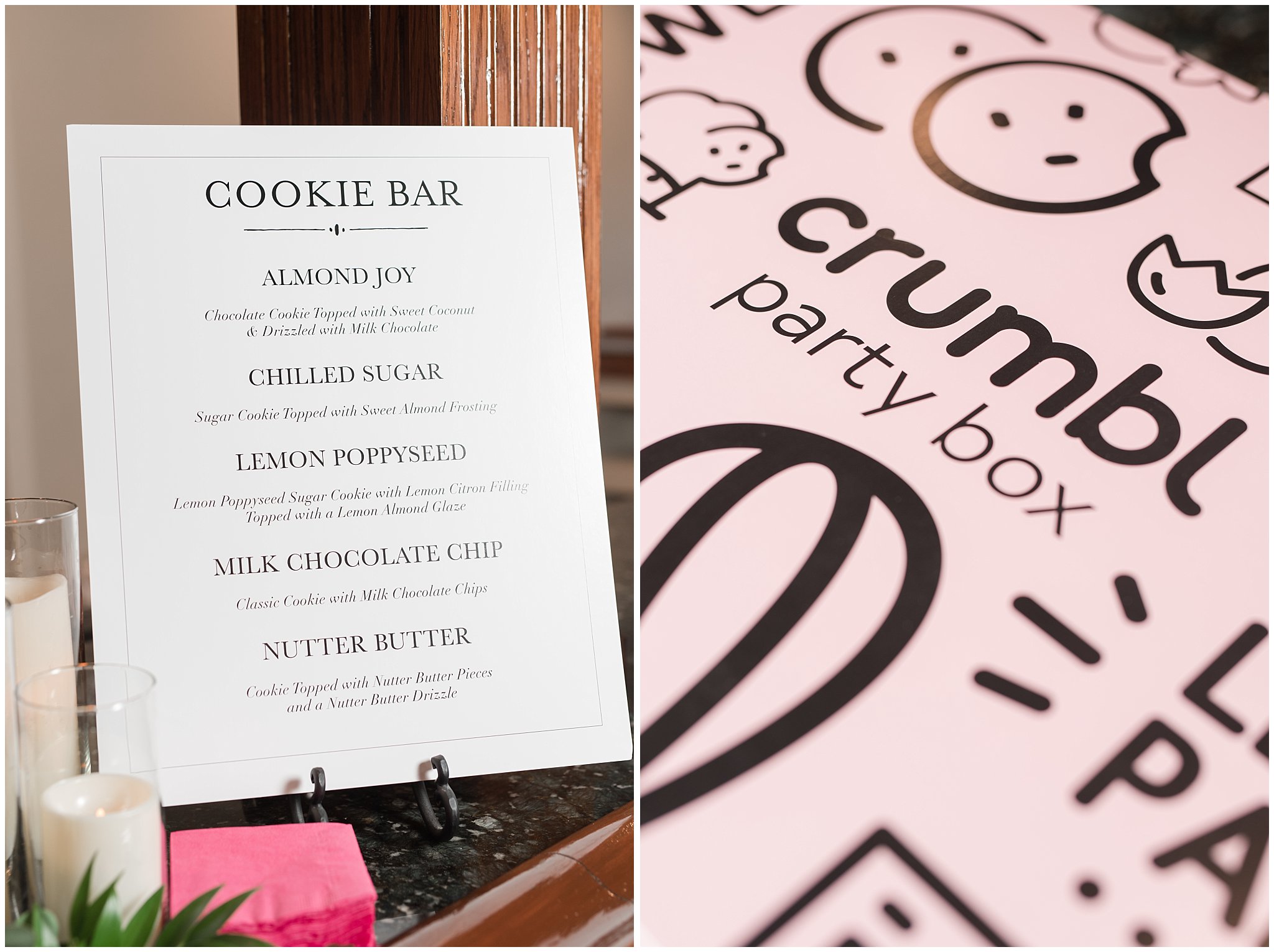 Crumbl cookies catered wedding | Talia Event Center Summer Wedding | Jessie and Dallin Photography