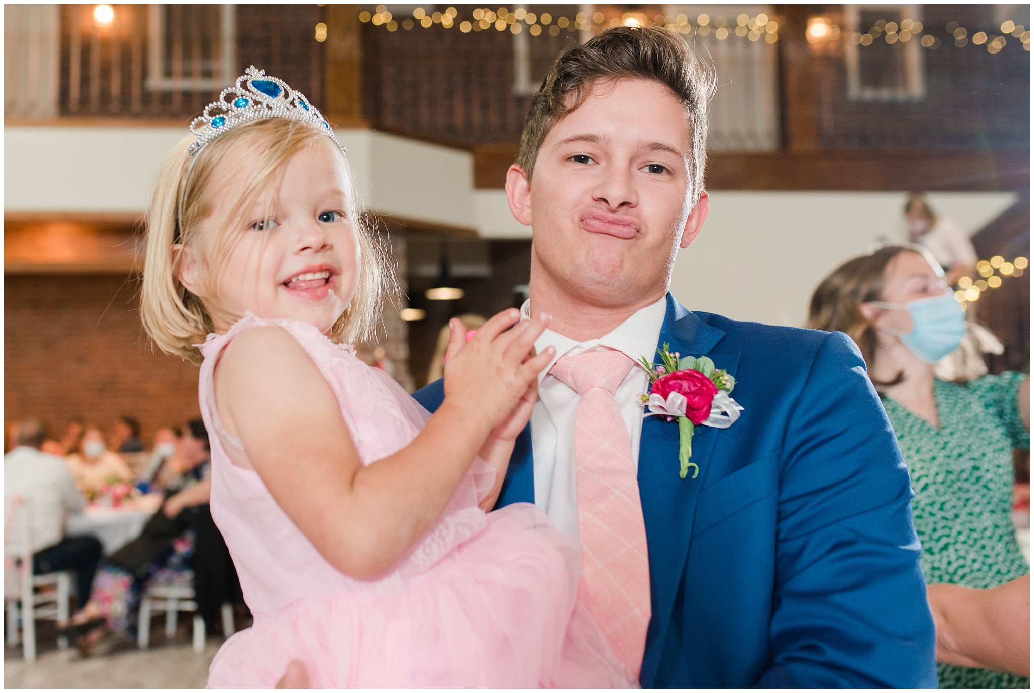 Party dancing during wedding | Talia Event Center Summer Wedding | Jessie and Dallin Photography