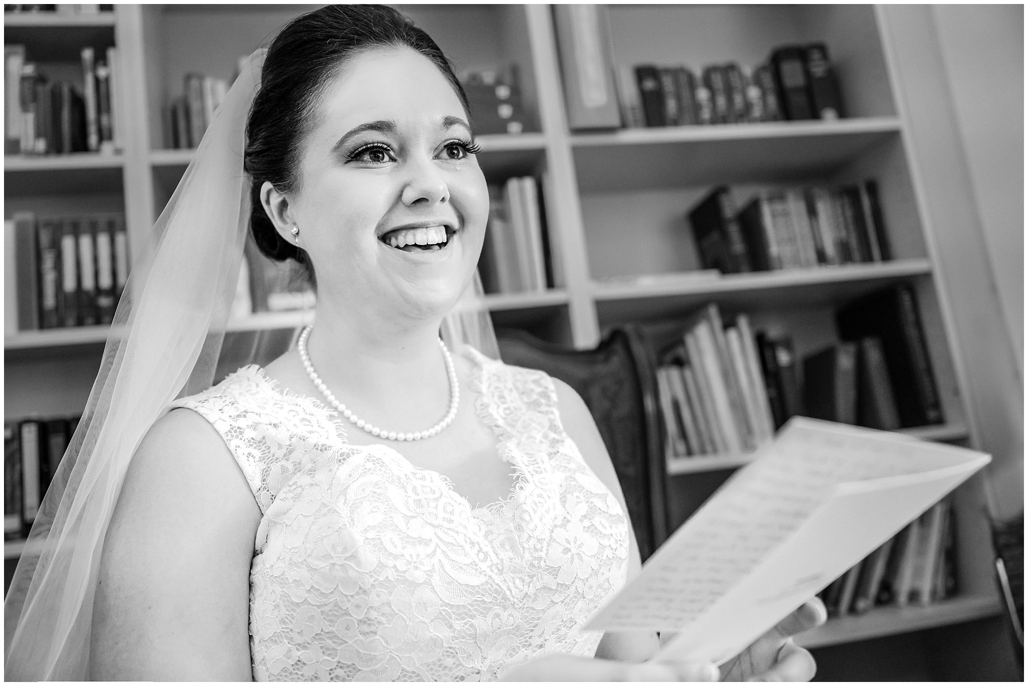 Bride getting ready and reading letter | Cactus and Tropicals and Salt Lake Church Wedding | Jessie and Dallin Photography