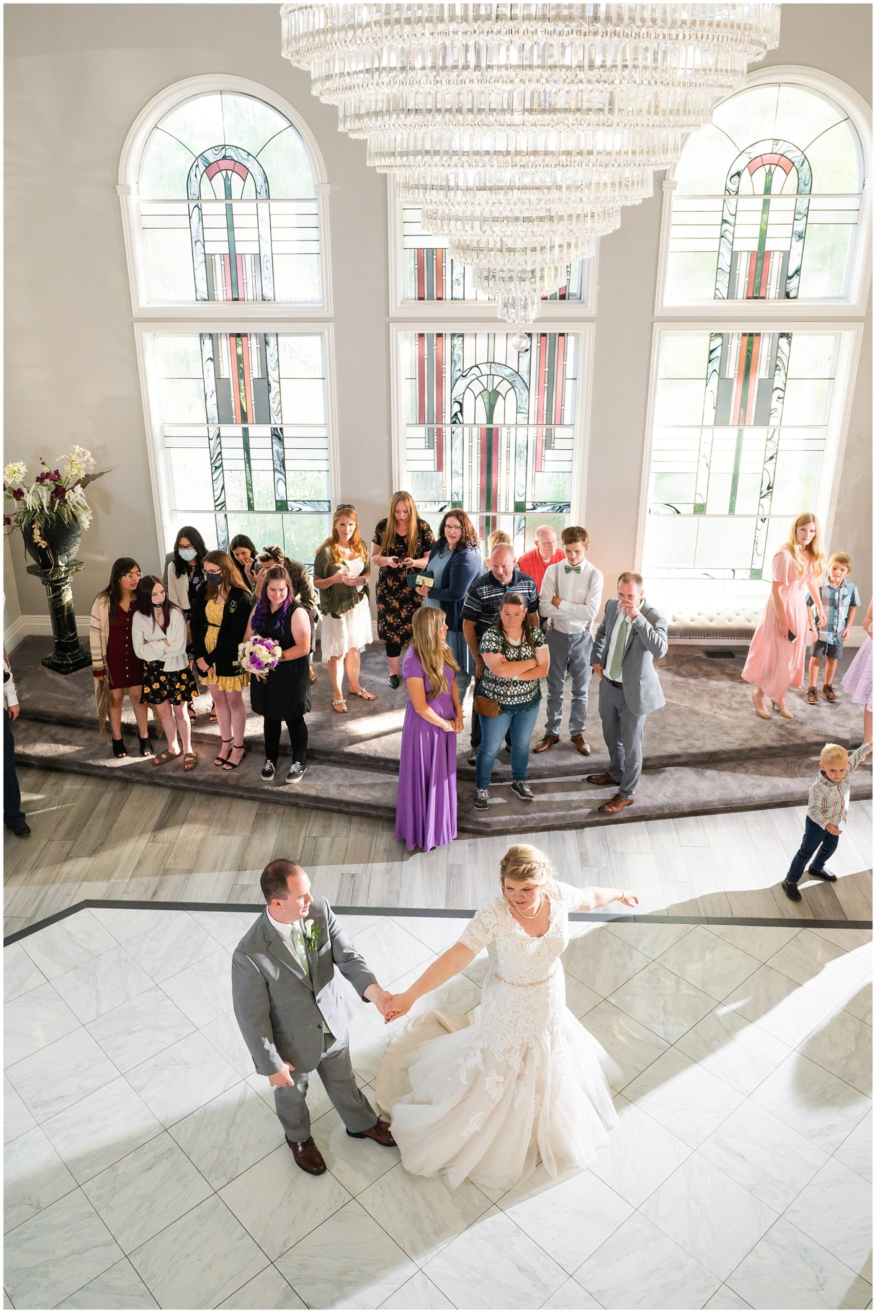First dance | Oquirrh Mountain Temple and Millennial Falls Wedding | Jessie and Dallin Photography