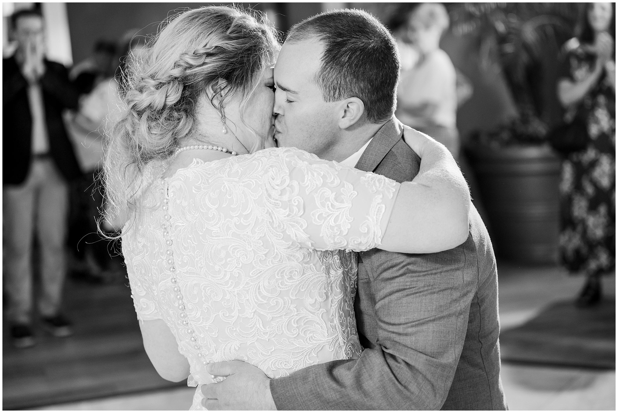 First dance | Oquirrh Mountain Temple and Millennial Falls Wedding | Jessie and Dallin Photography