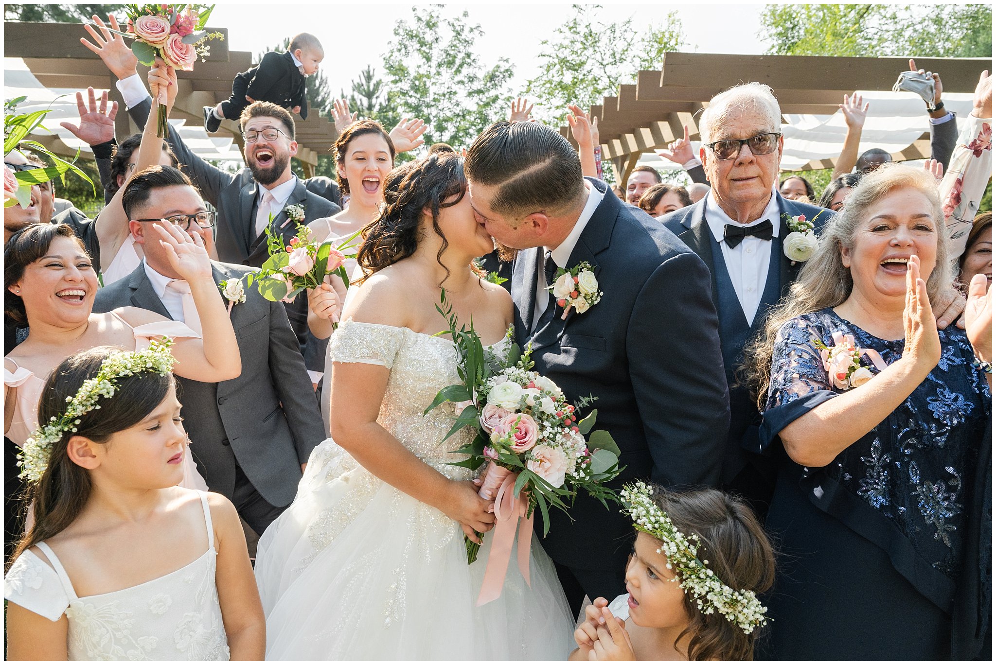 Utah mountain ceremony | Rustic Mountain Destination Wedding at Oak Hills Utah | Jessie and Dallin Photography