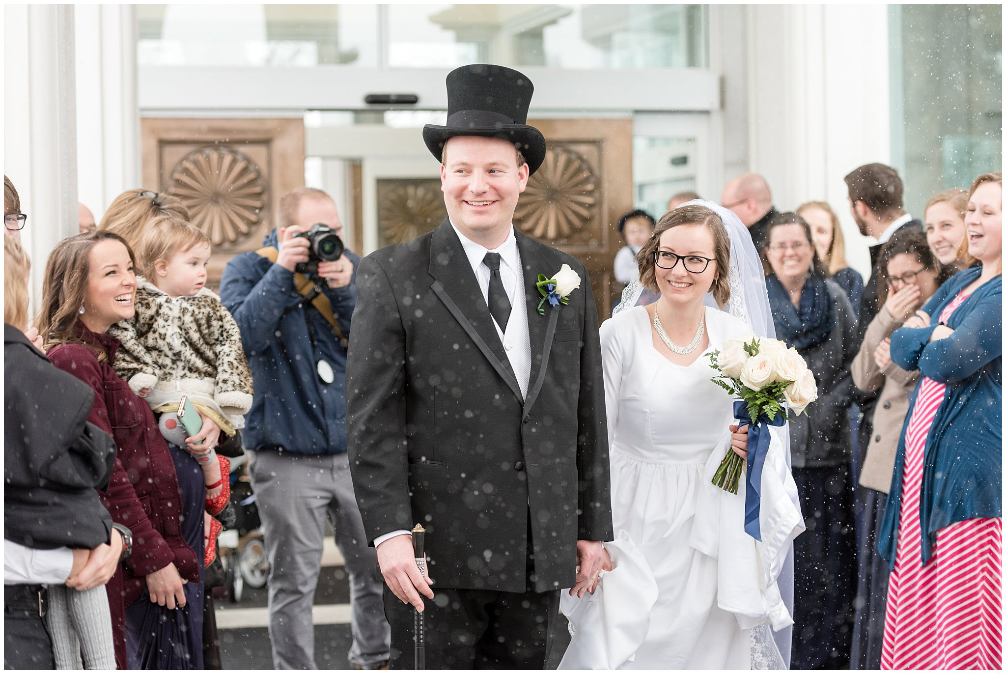 Snowy Wedding Day | Stress Free Wedding Day Advice | Jessie and Dallin Photography