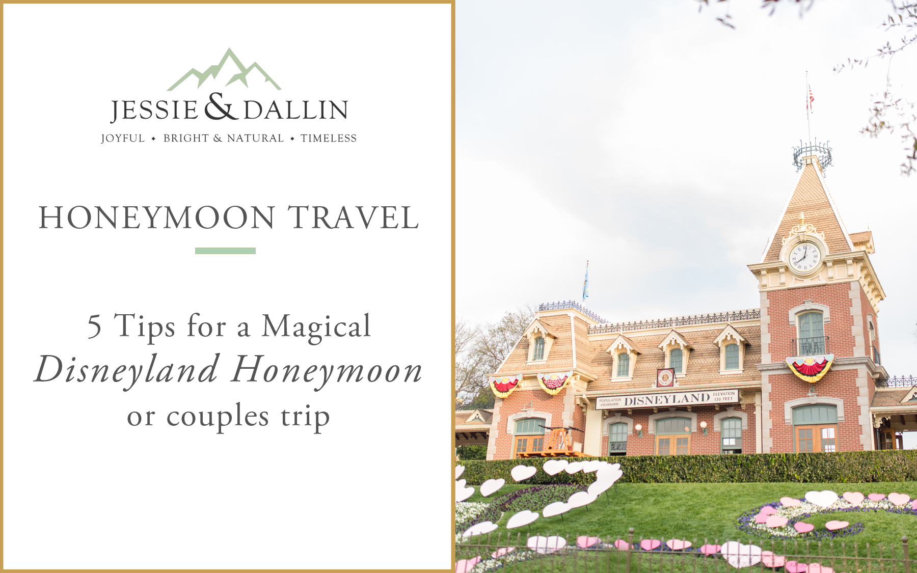 5 Tips for a Magical Disneyland Honeymoon | Utah Wedding Photographers | Jessie and Dallin Photography