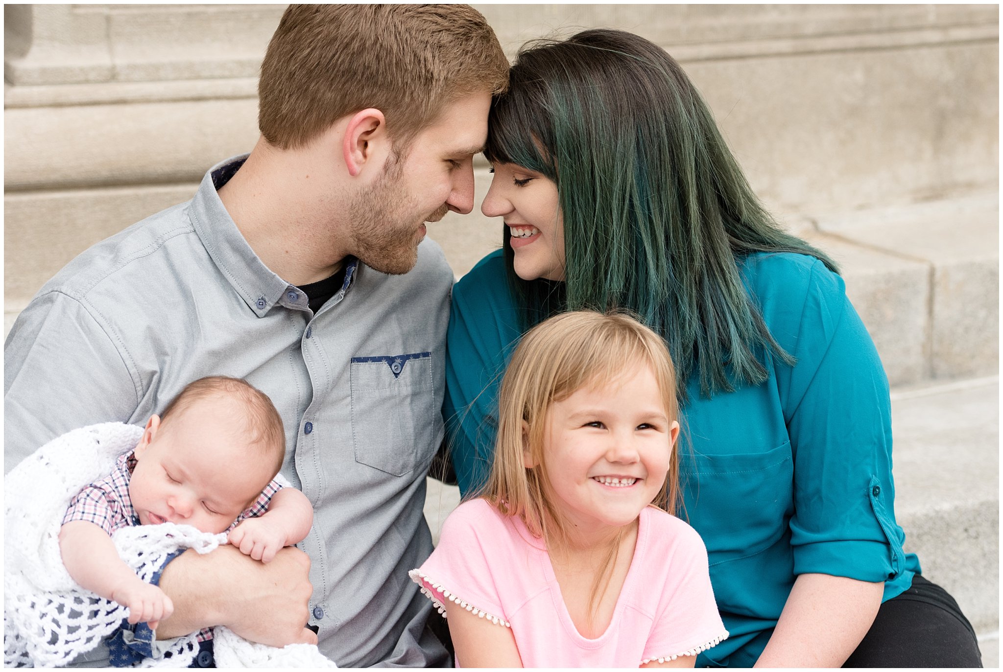 Urban family session in Salt Lake