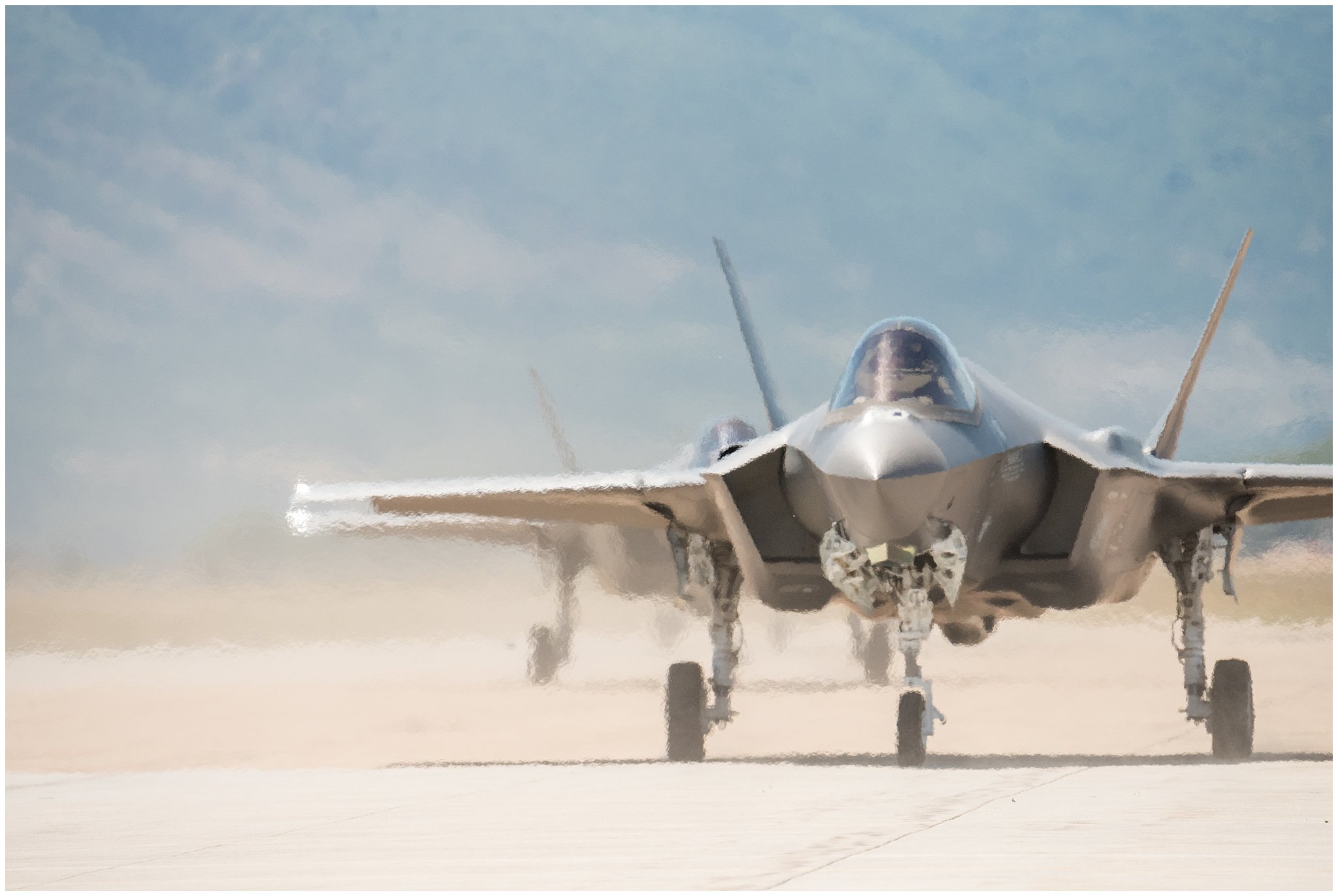 F-35 on the runway