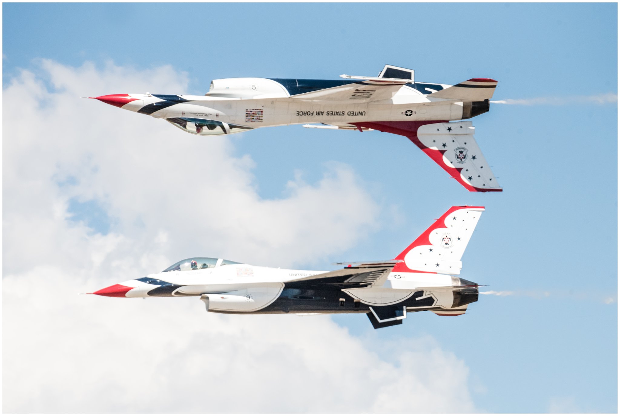USAF Thunderbirds at Warriors over the Wasatch 2018