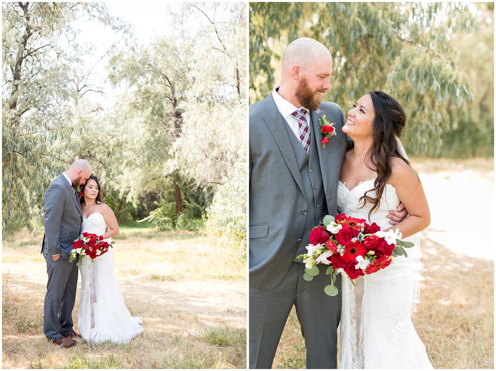 Elegant, candid bride and groom portraits | Davis County Outdoor Wedding | Jessie and Dallin Photography