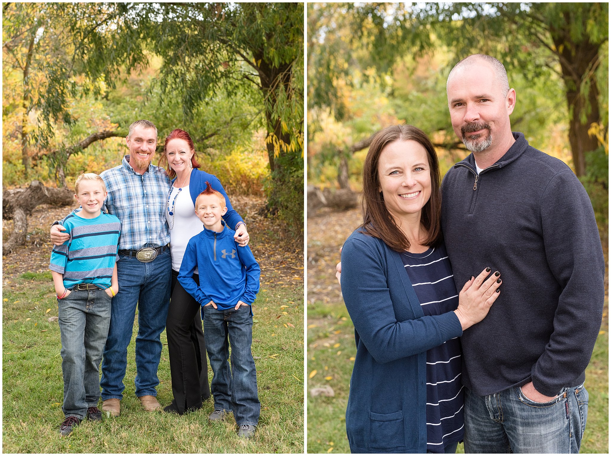 Couple and a family smiling at camera | Tremonton Family Pictures and Make a Wish Event | Jessie and Dallin Photography