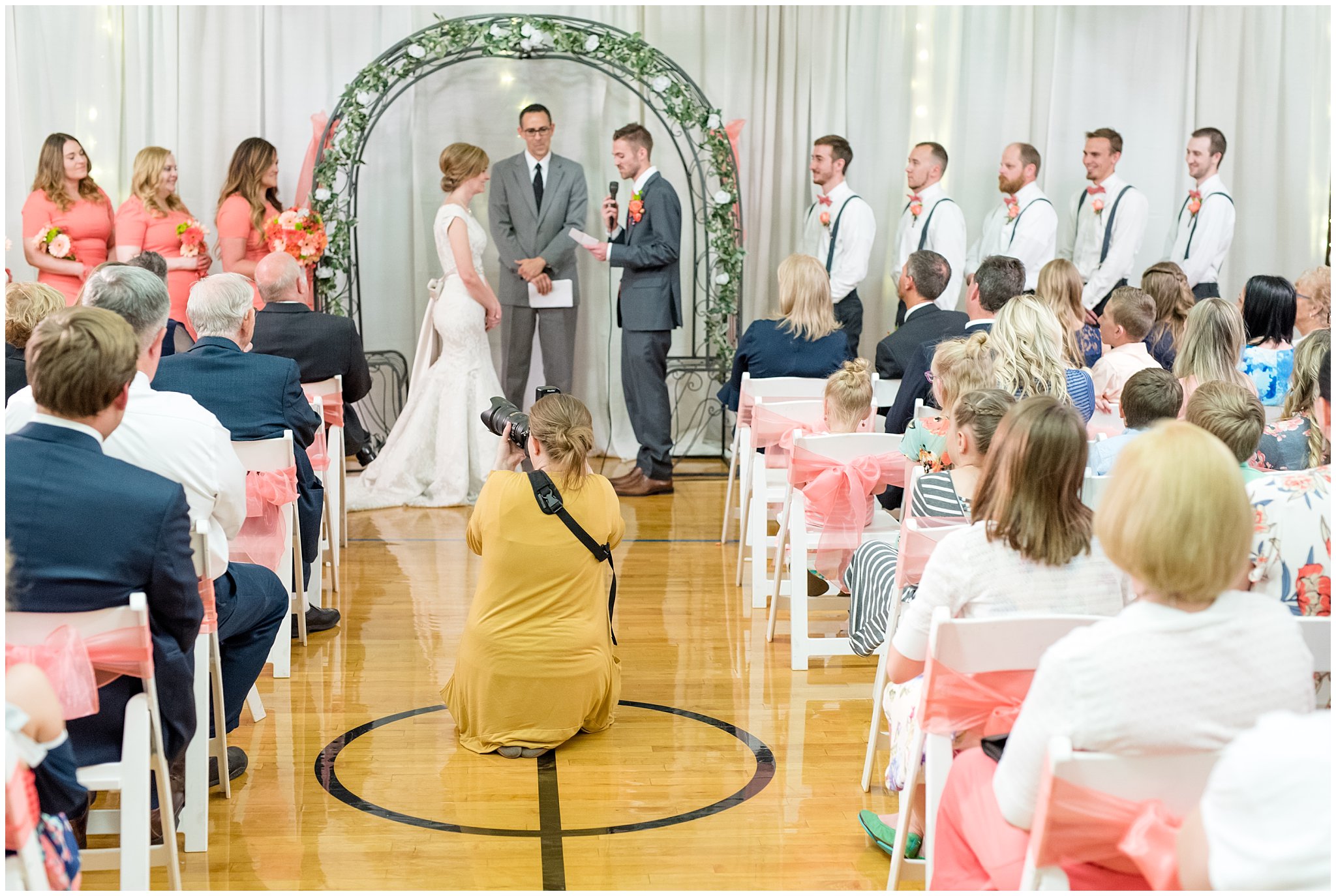 Utah Photographers at wedding at LDS church | Husband and Wife Photography Team | Jessie and Dallin Photography