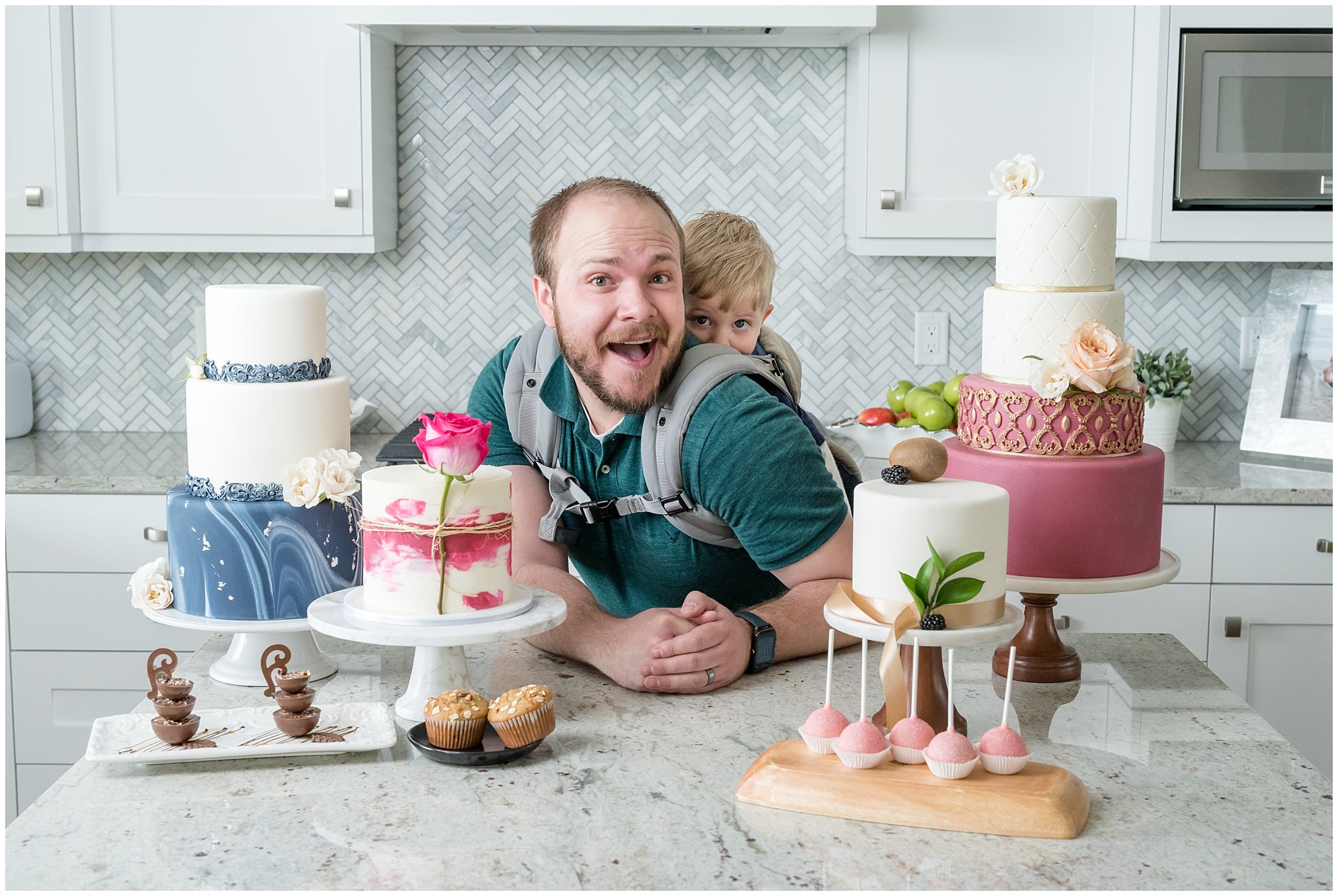 Utah Photographers with Cakes by Sweet Cravings | Husband and Wife Photography Team | Jessie and Dallin Photography