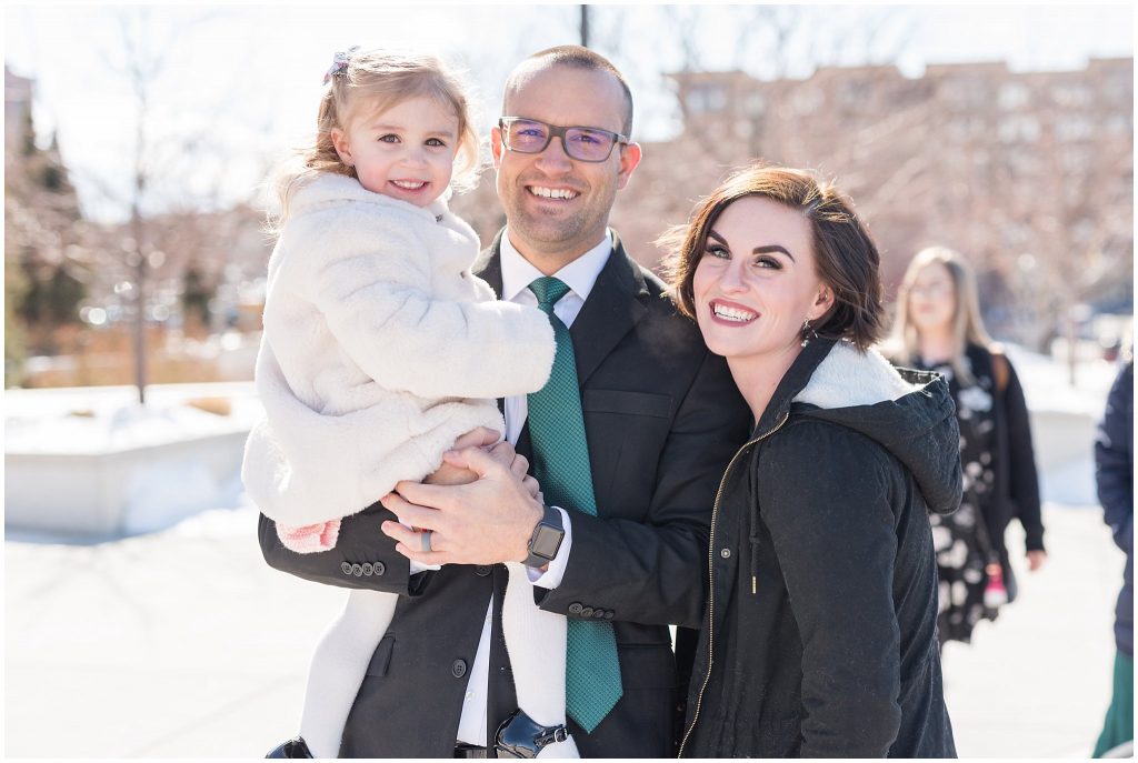 Ogden Utah LDS Temple Wedding and Farmington Community Arts Center