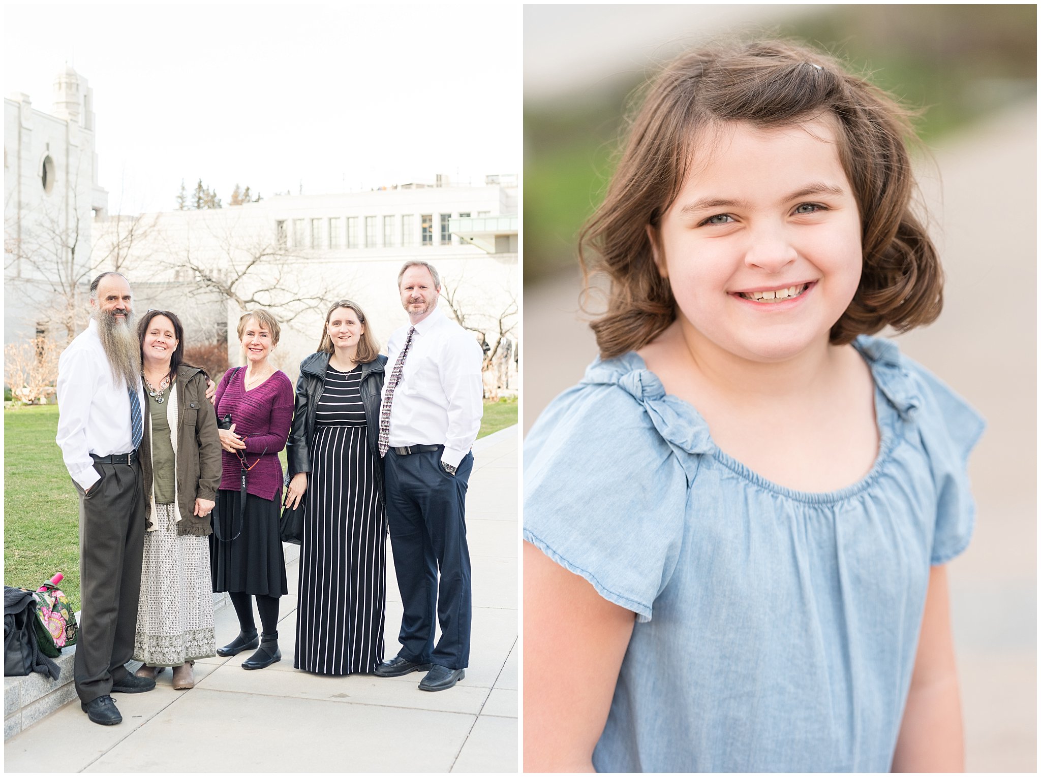 Guests at Salt Lake Temple | Salt Lake Temple Sealing | Jessie and Dallin Photography