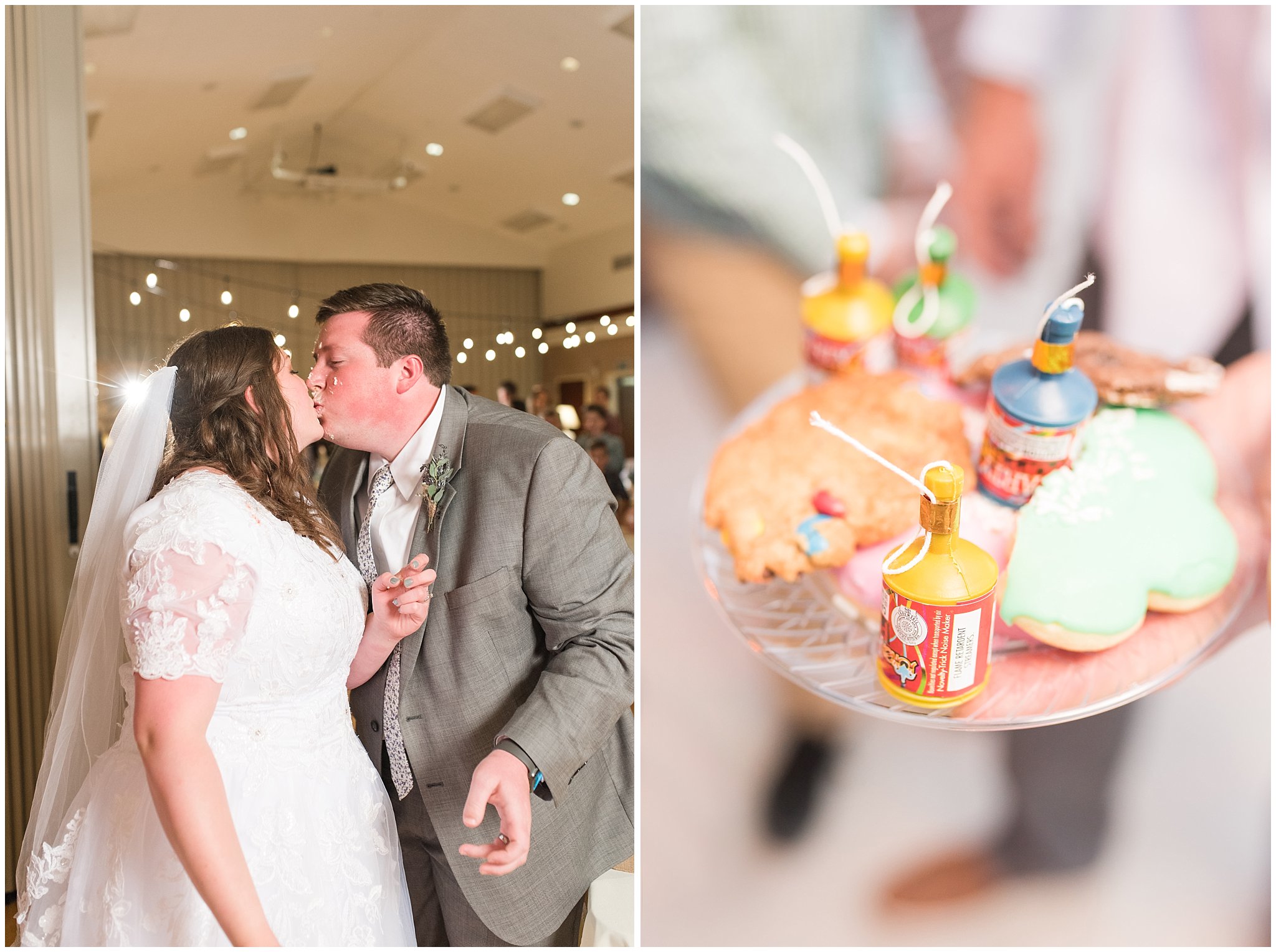 Mickey and Minnie Disney cake cutting and cake smash | Utah Wedding | Jessie and Dallin Photography