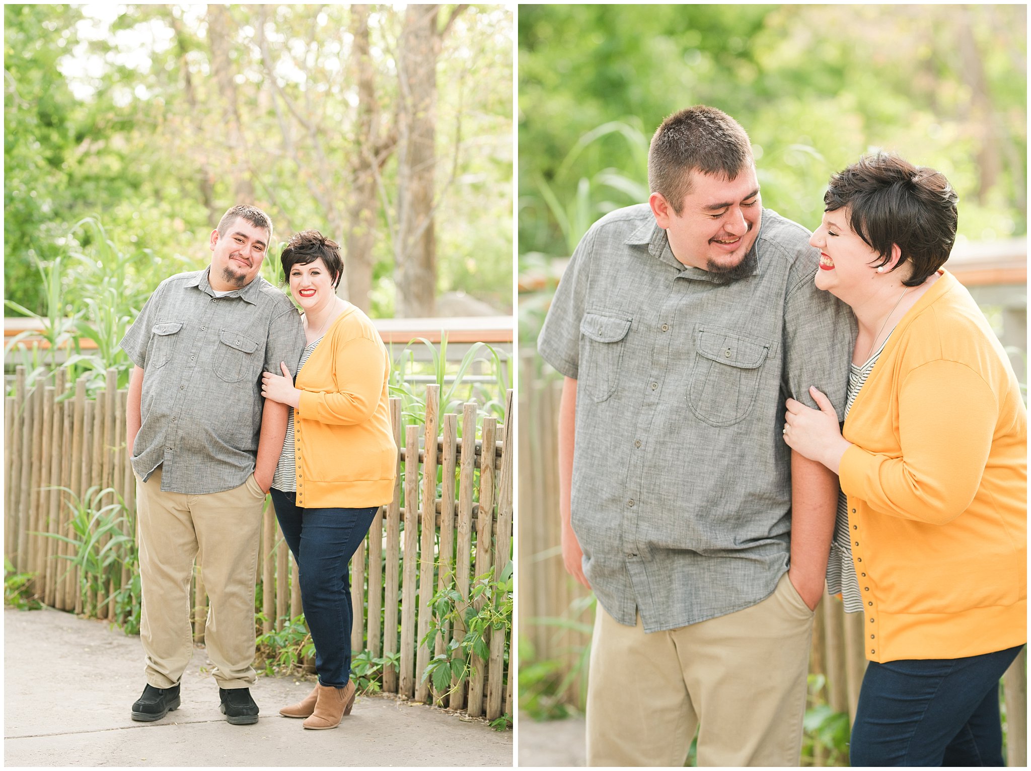 Couple visiting the zoo for their engagement session | Hogle Zoo Engagement Session | Fun and unique engagement | Utah Engagement Photography | Jessie and Dallin Photography
