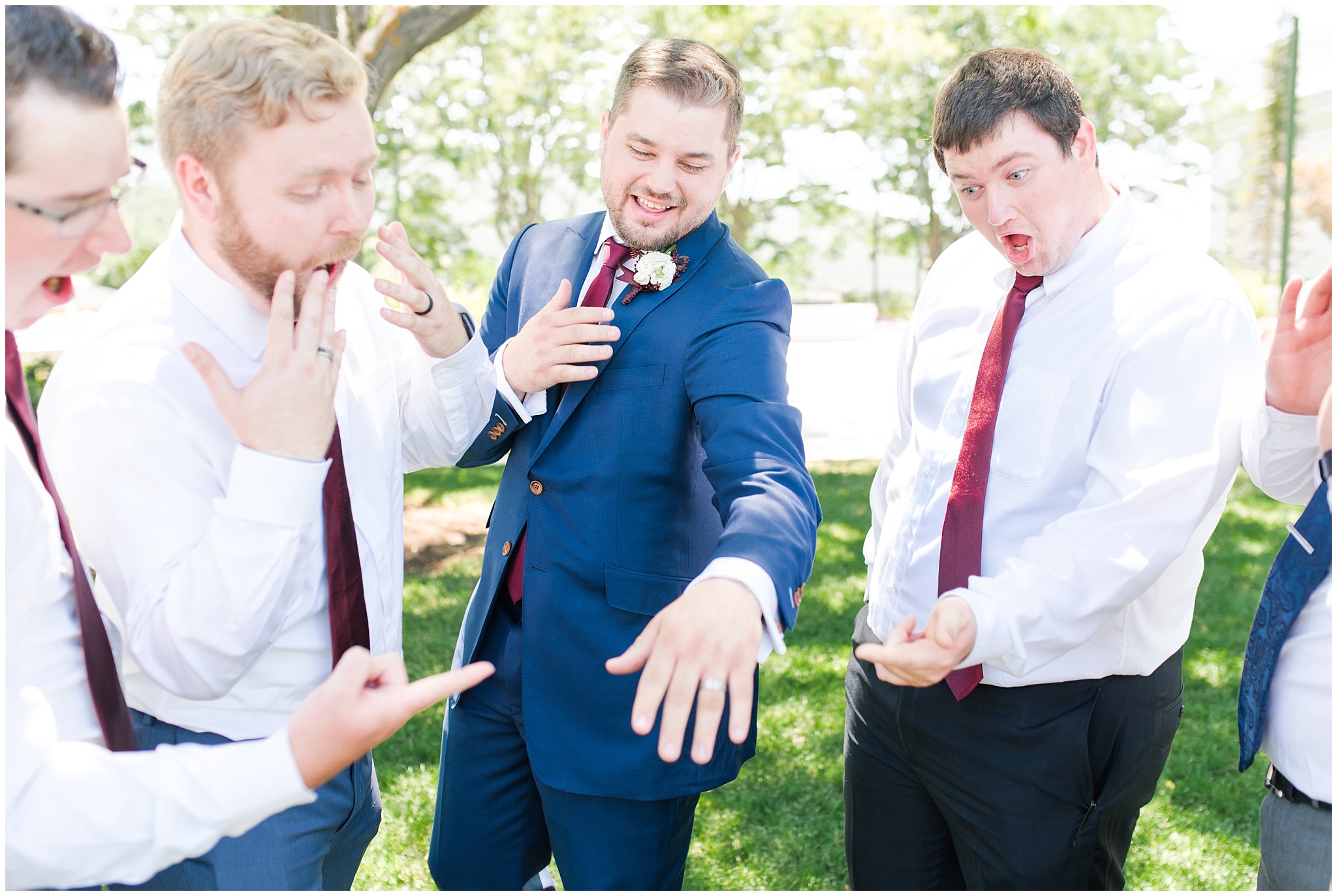 Groomsmen portraits | Summer Bountiful Temple Wedding | Jessie and Dallin Photography