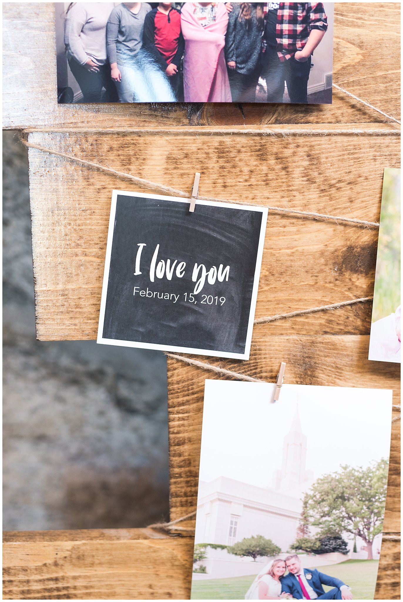 Reception details of diamonds and twine wall | Navy and wine wedding | Summer Bountiful Temple Wedding | Jessie and Dallin Photography