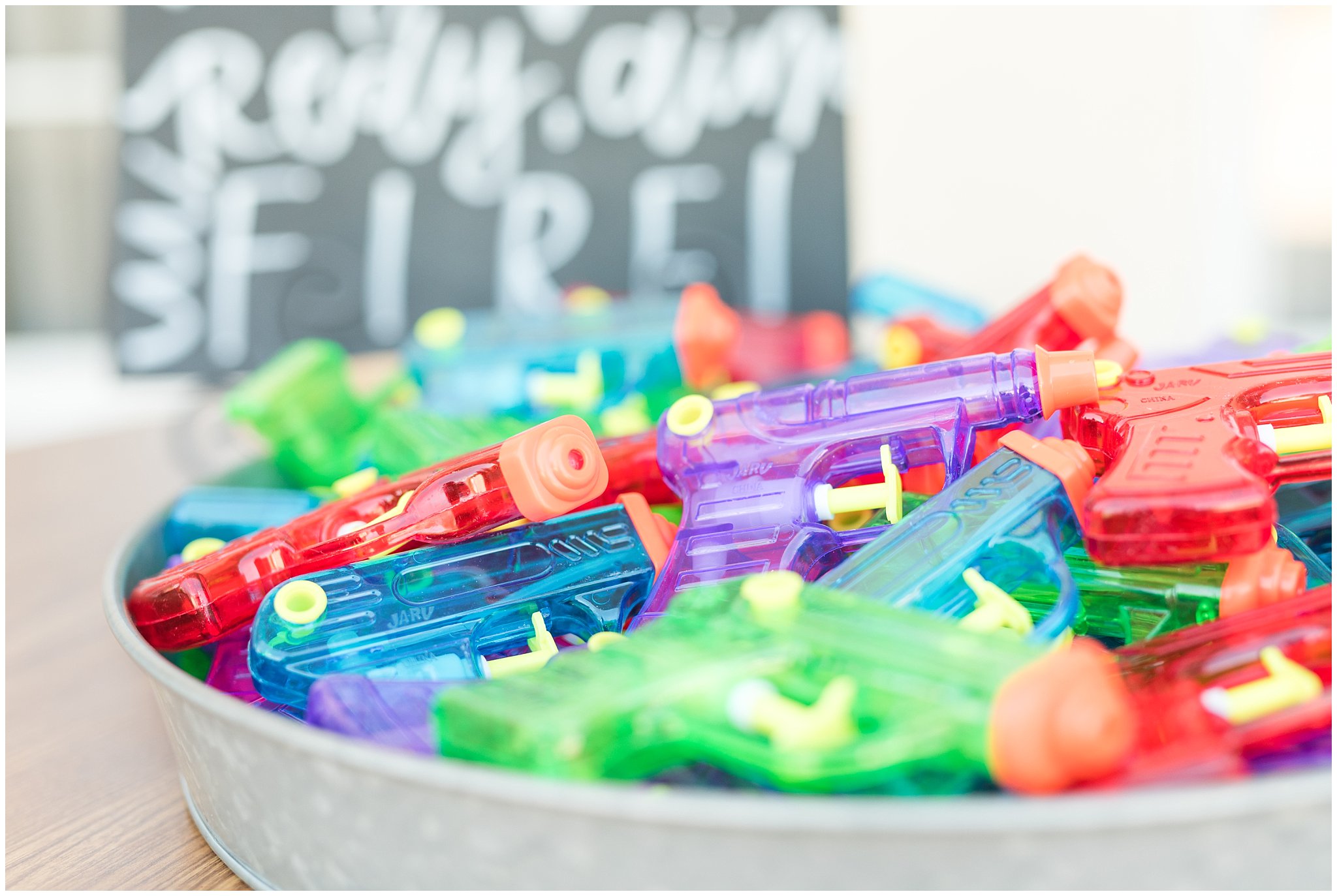 Squirt gun, water gun wedding exit sendoff | Navy and wine wedding | Summer Bountiful Temple Wedding | Jessie and Dallin Photography