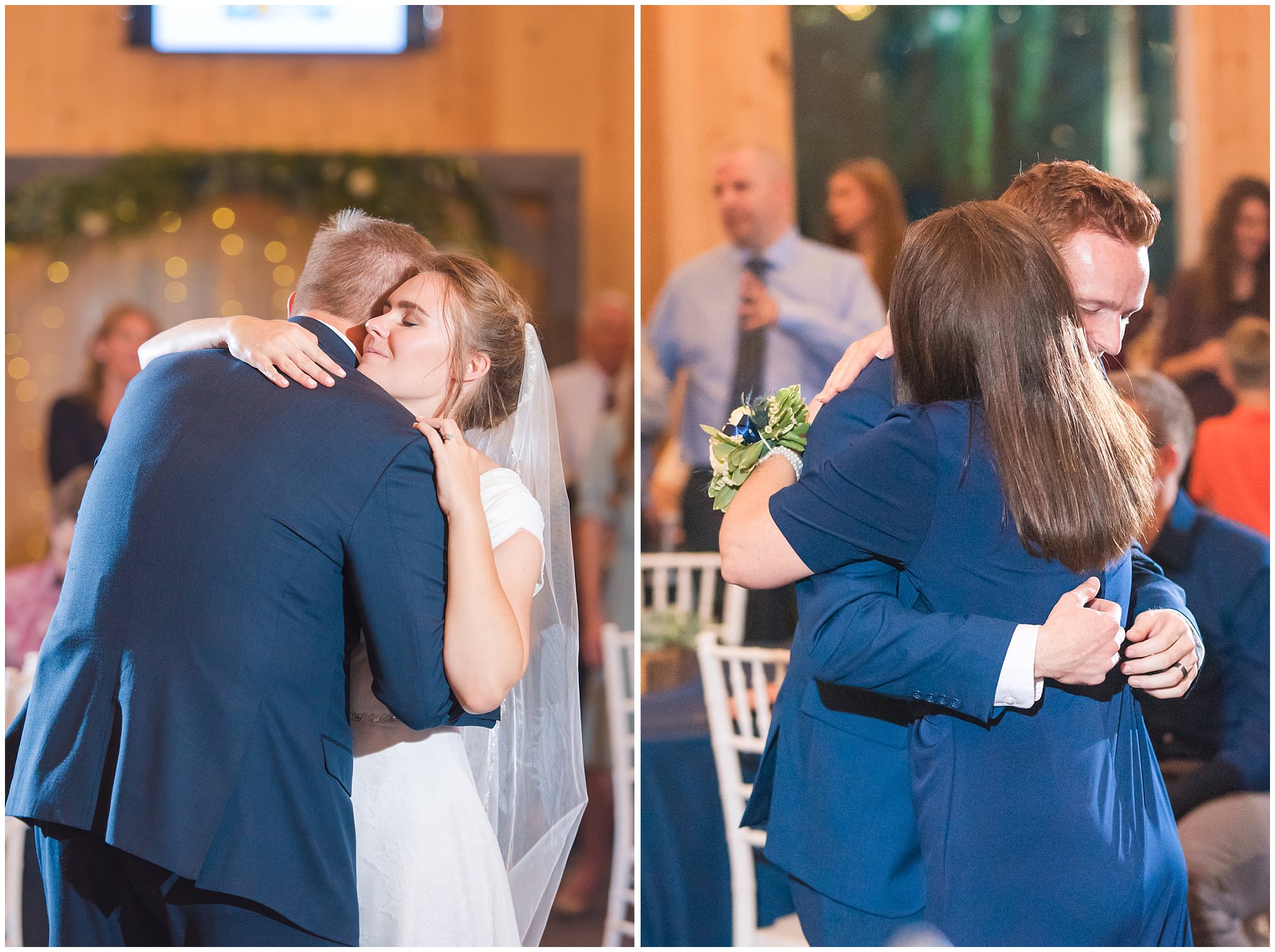 Father daughter and mother son dance at reception | Oak Hills Reception and Events Center | Jessie and Dallin Photography