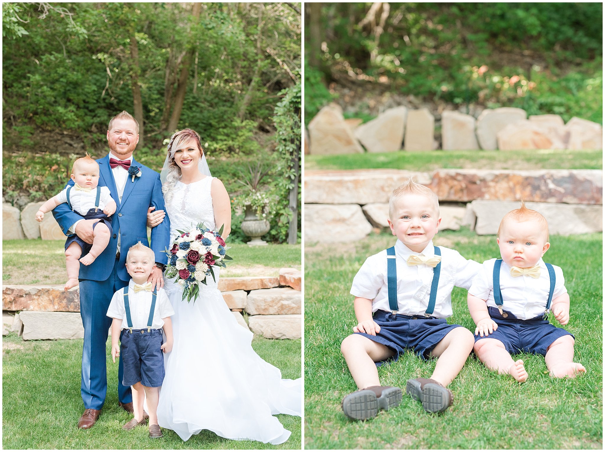 Family portraits before wedding | Log Haven Summer Mountain Wedding | Jessie and Dallin Photography