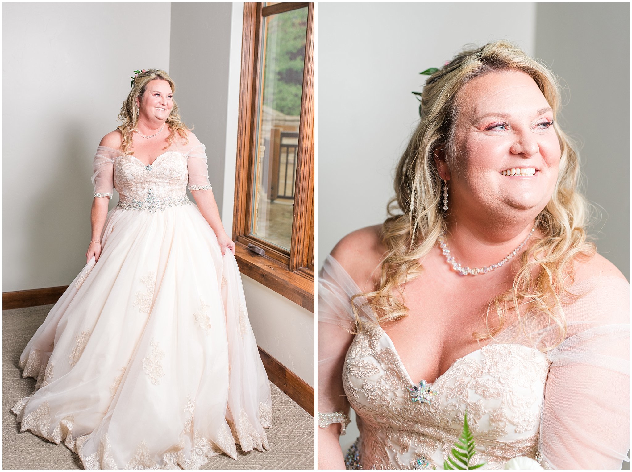 Bride getting ready | Park City Wedding at the Hyatt Centric | Jessie and Dallin Photography