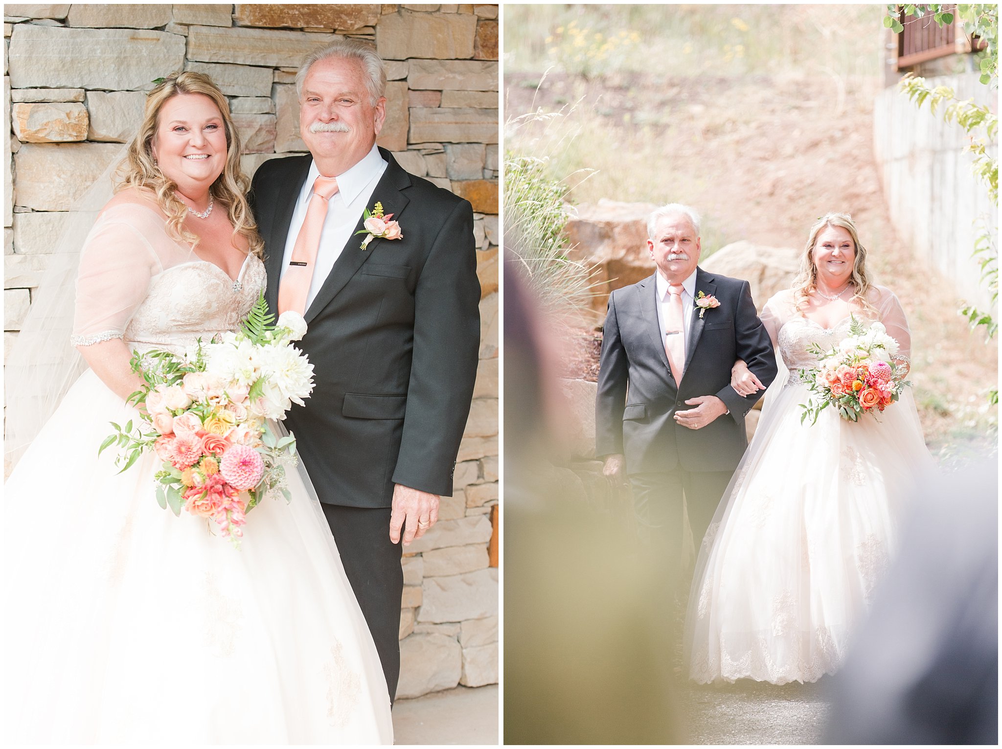 Butterfly wedding with sunset colors | Park City Wedding at the Hyatt Centric | Jessie and Dallin Photography