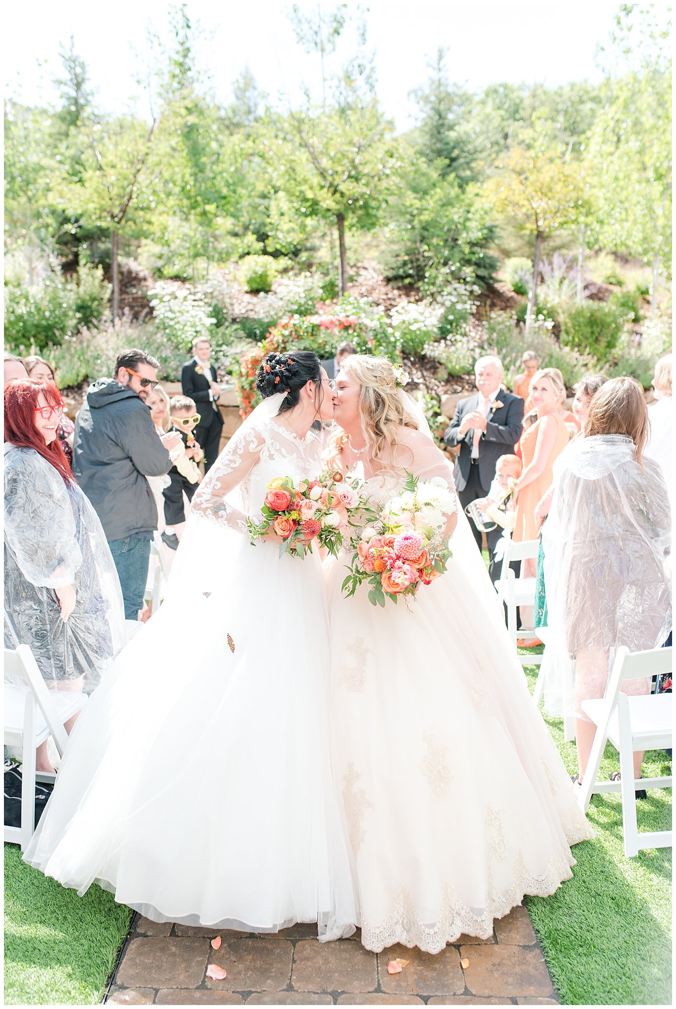 Butterfly ceremony release | Butterfly wedding with sunset colors | Park City Wedding at the Hyatt Centric | Jessie and Dallin Photography