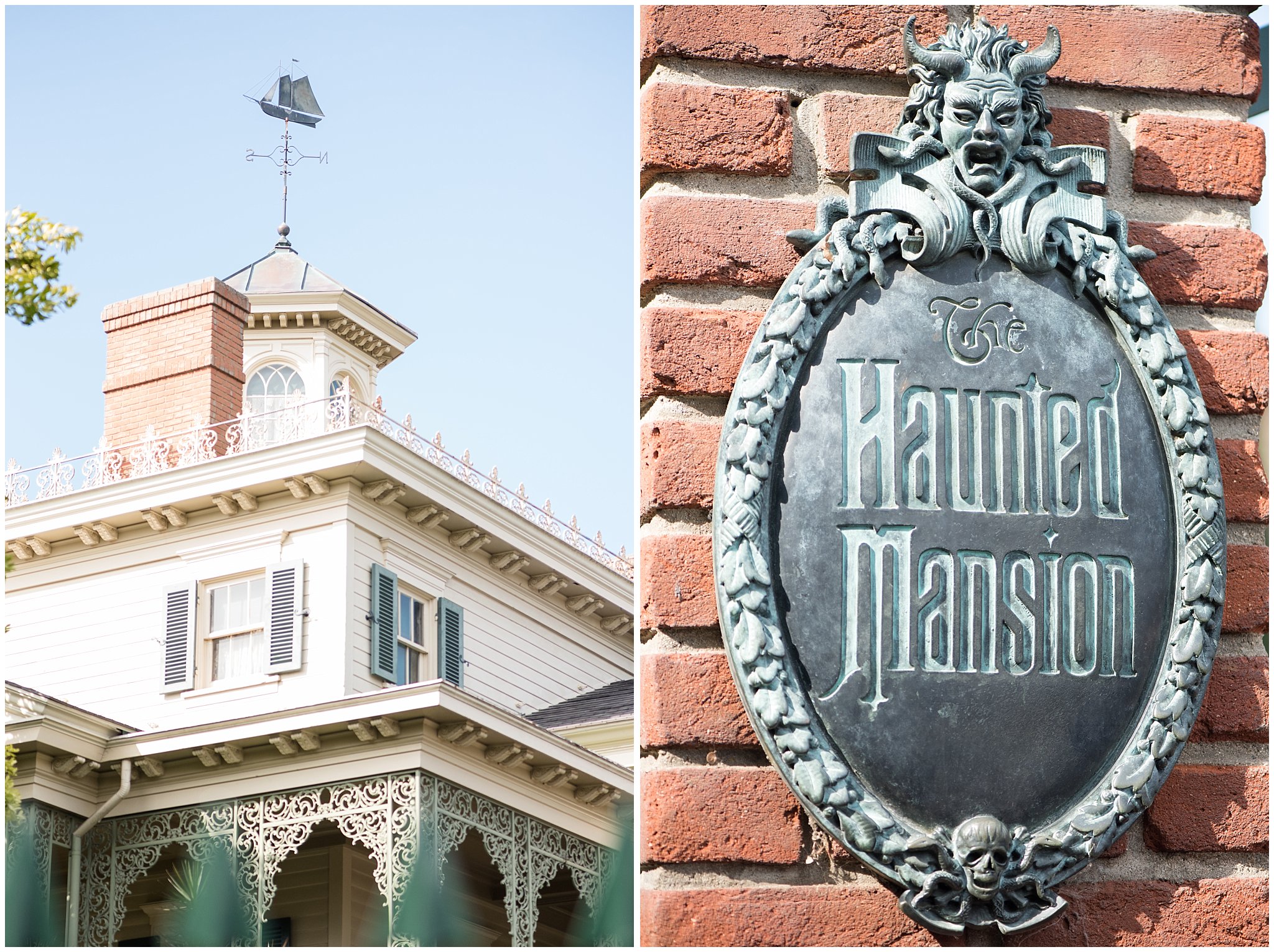 Details at the Haunted Mansion Disneyland | The 3 Best Kept Disneyland Secrets to Experience on Your Honeymoon | Jessie and Dallin Photography