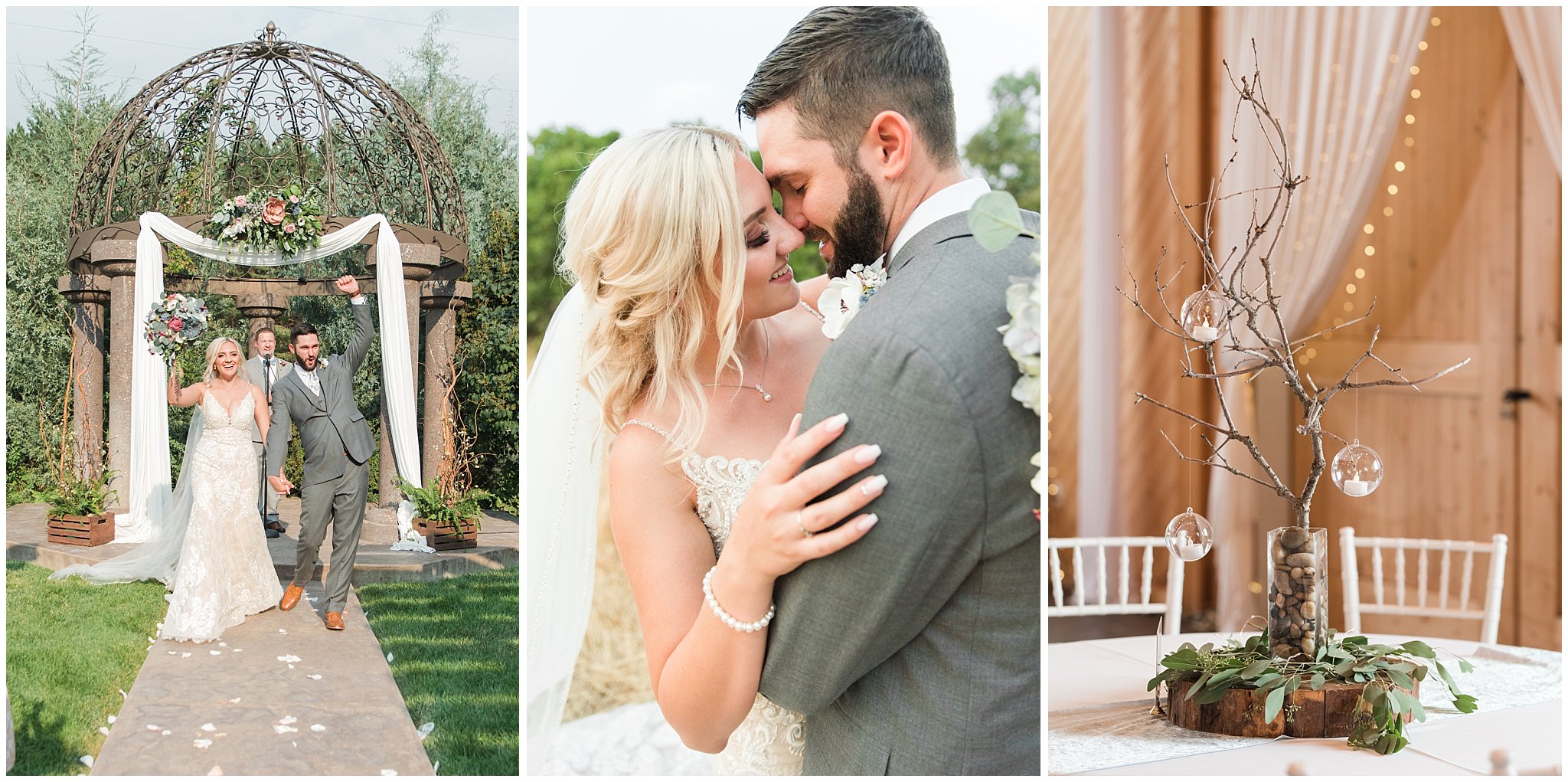 Dusty Blue and Rose Summer Wedding at Oak Hills Utah | Jessie and Dallin Photography