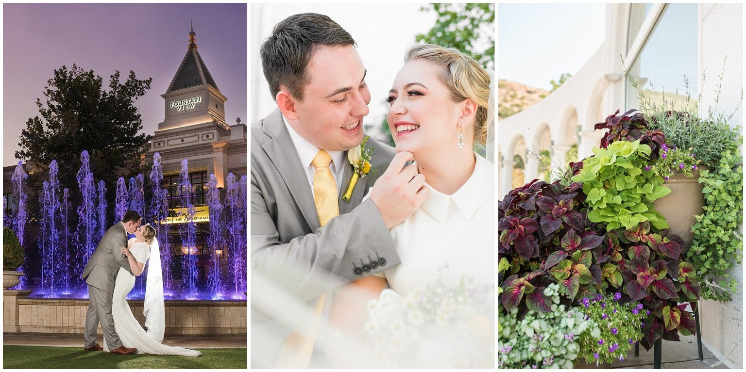 Fountain View Event Venue and Bountiful Temple Wedding