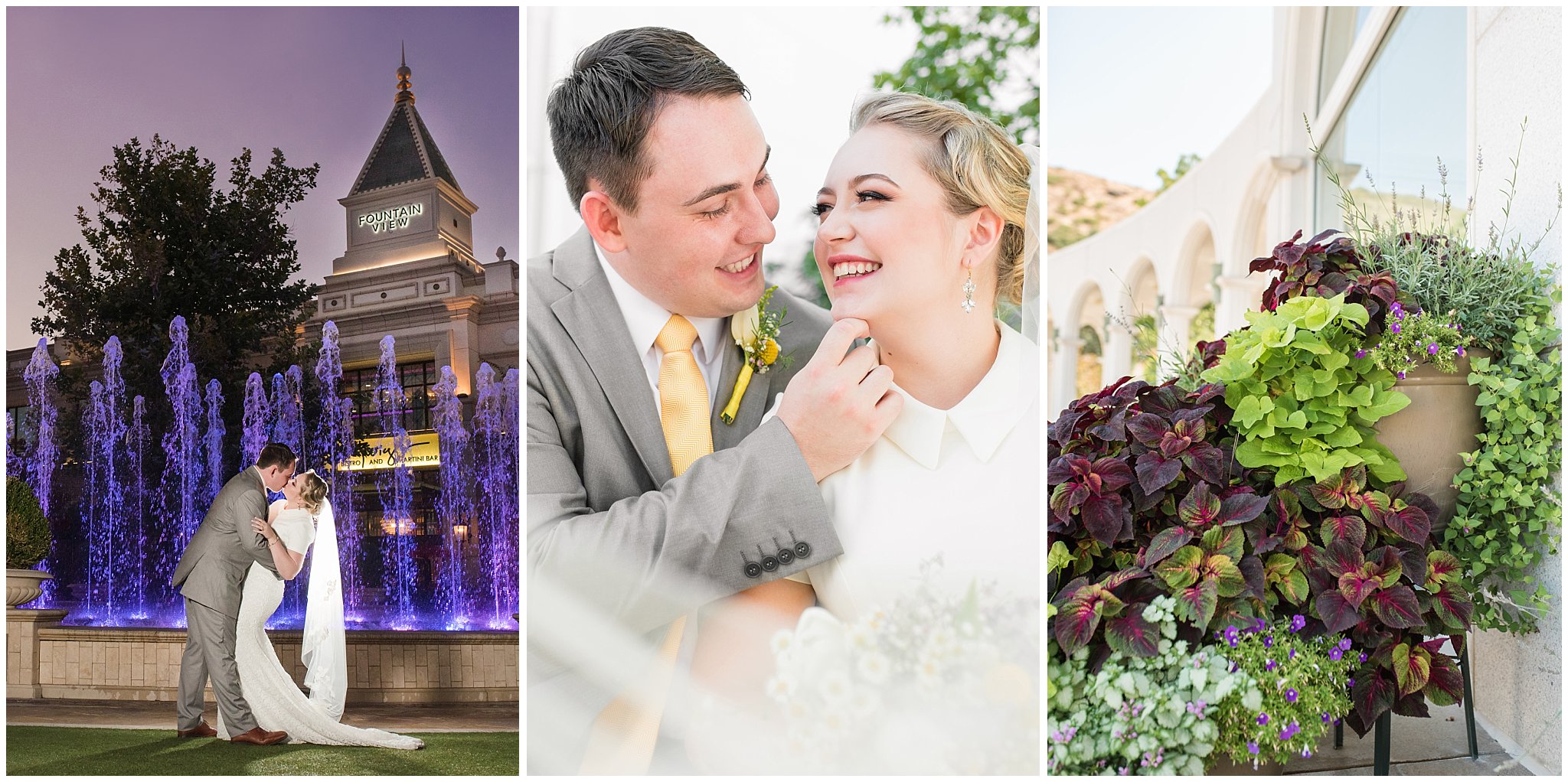 Fountain View Event Venue and Bountiful Temple Wedding | Jessie and Dallin Photography