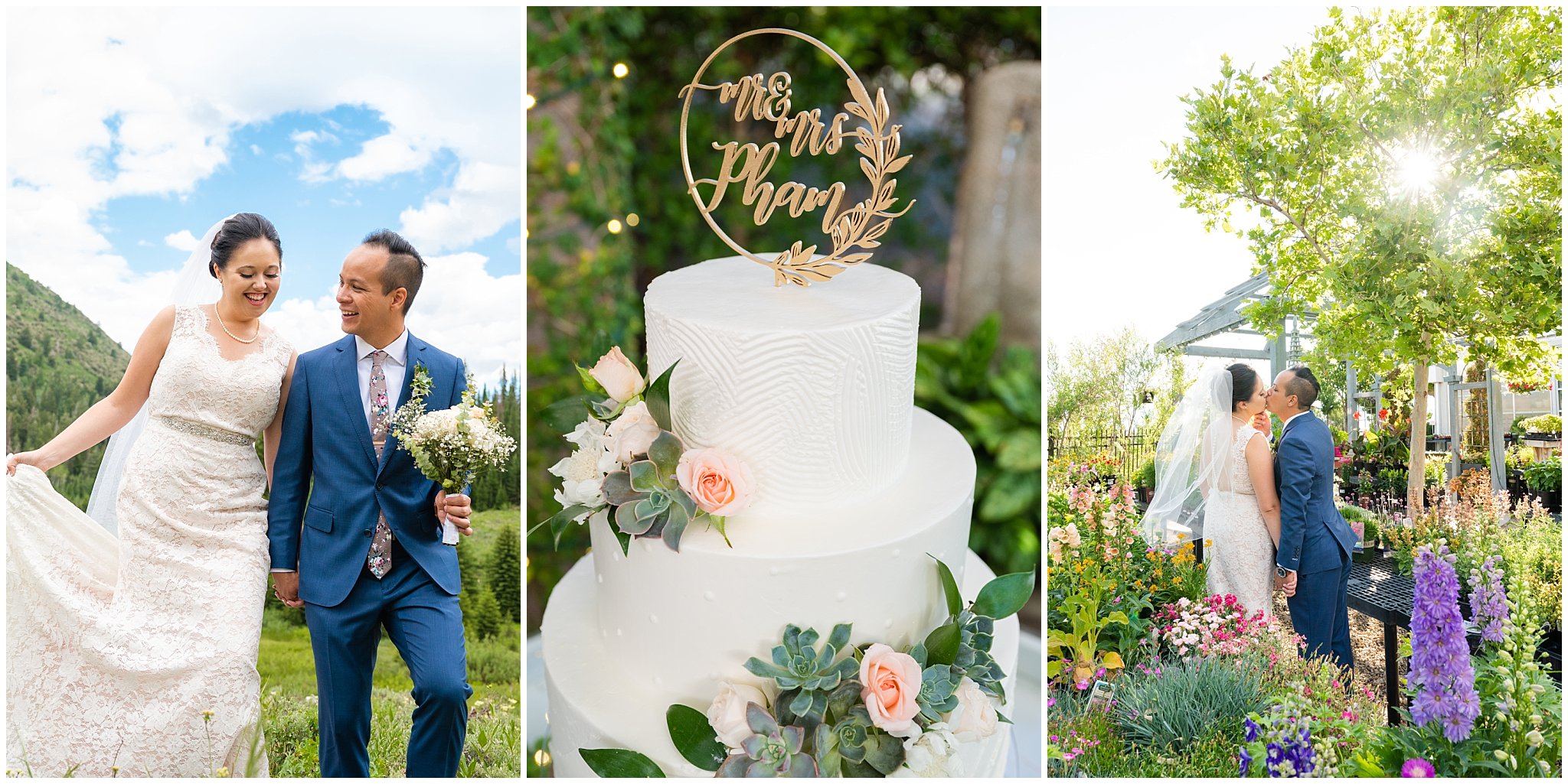 Cactus and Tropicals and Salt Lake Church Wedding | Jessie and Dallin Photography