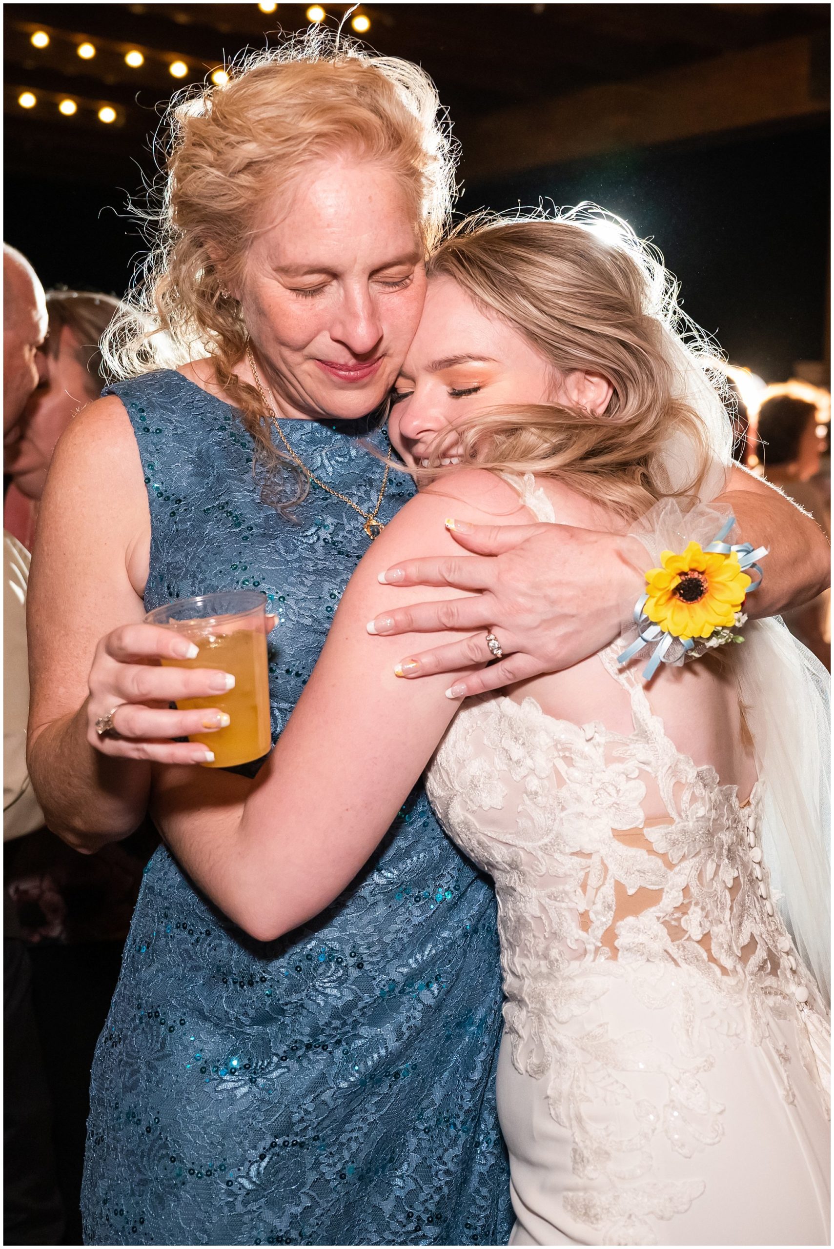 Wedding in the red rocks of southern Utah. Reception dancing,