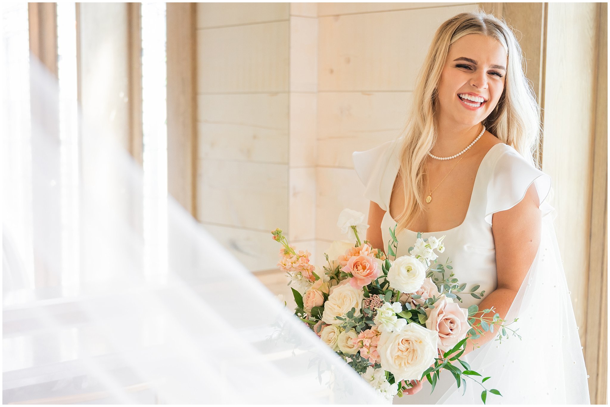 Bridal portraits and wedding day details at Walker Farms