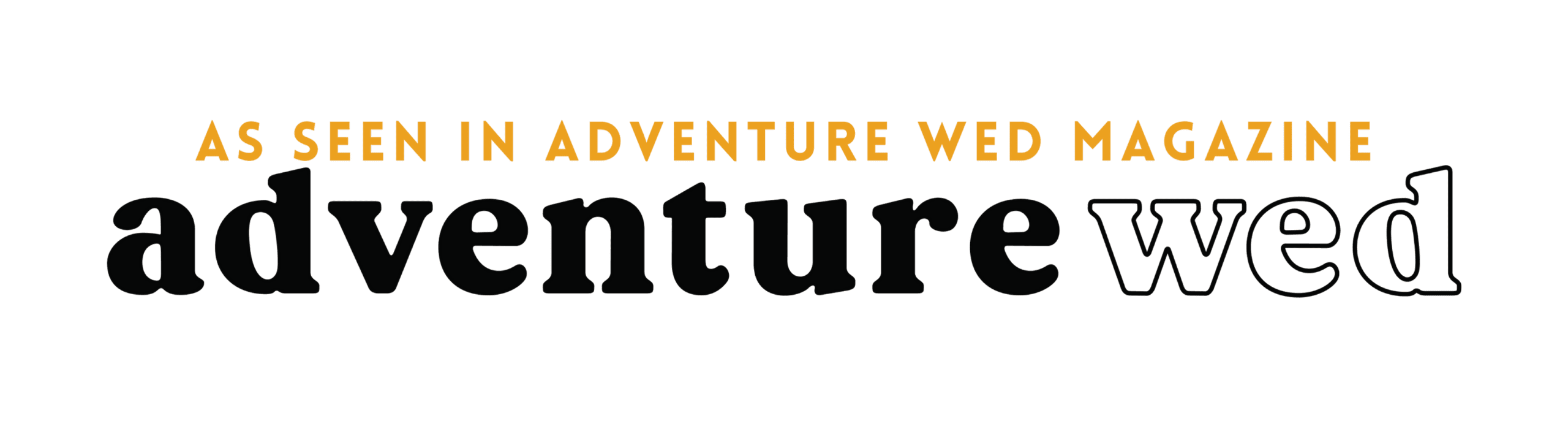 Adventure Wed magazine badge